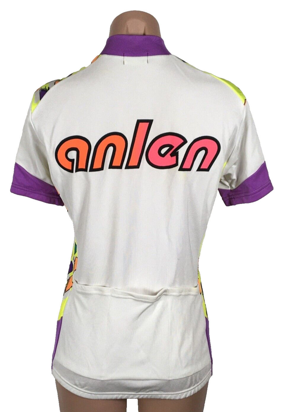 Vintage Pearl Izumi Womens NEON ANLEN Cycling Jersey Made in Japan 10