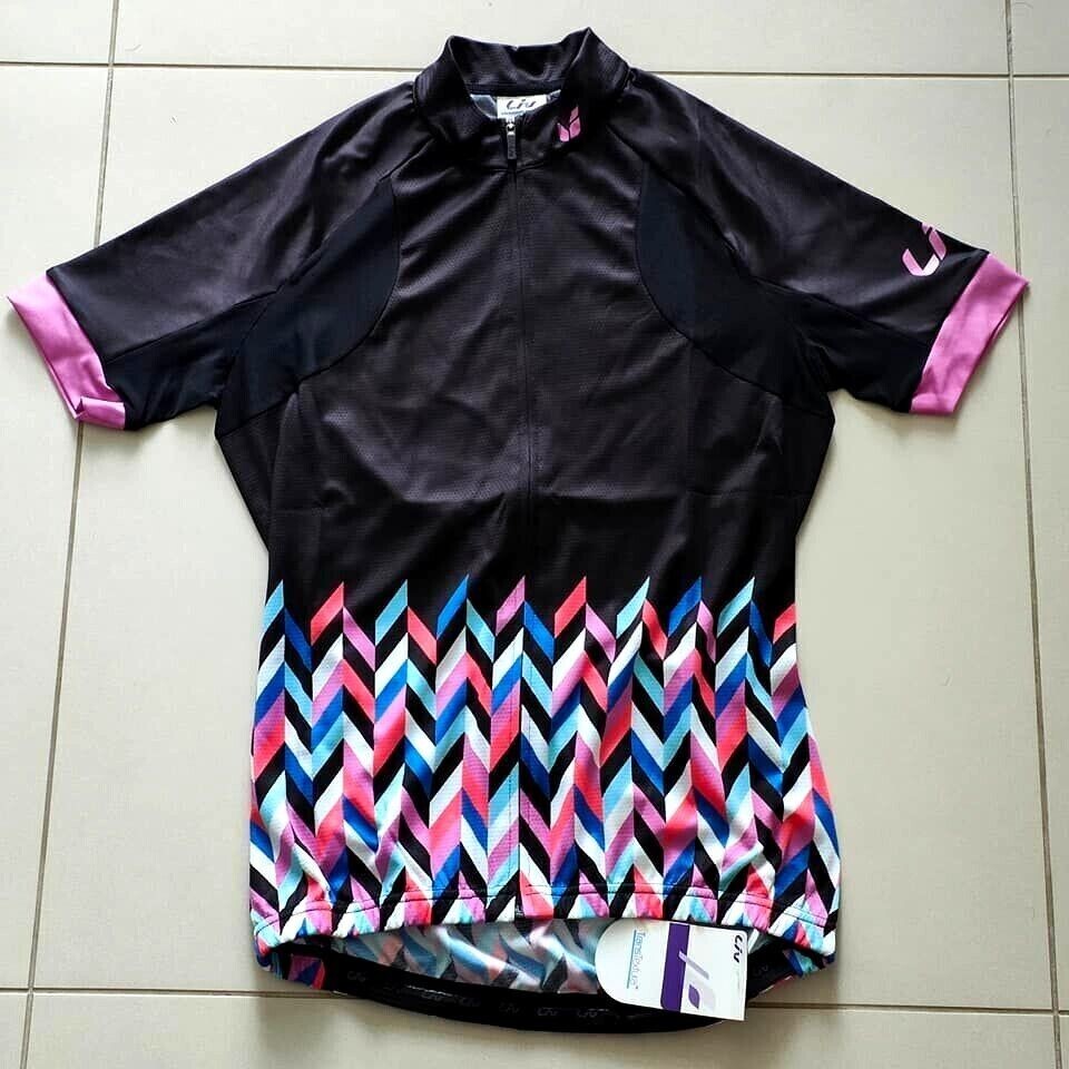 LIV Signature 2021 Cycling Jersey Club Cut – Etxeondo Made in Spain Black Pink