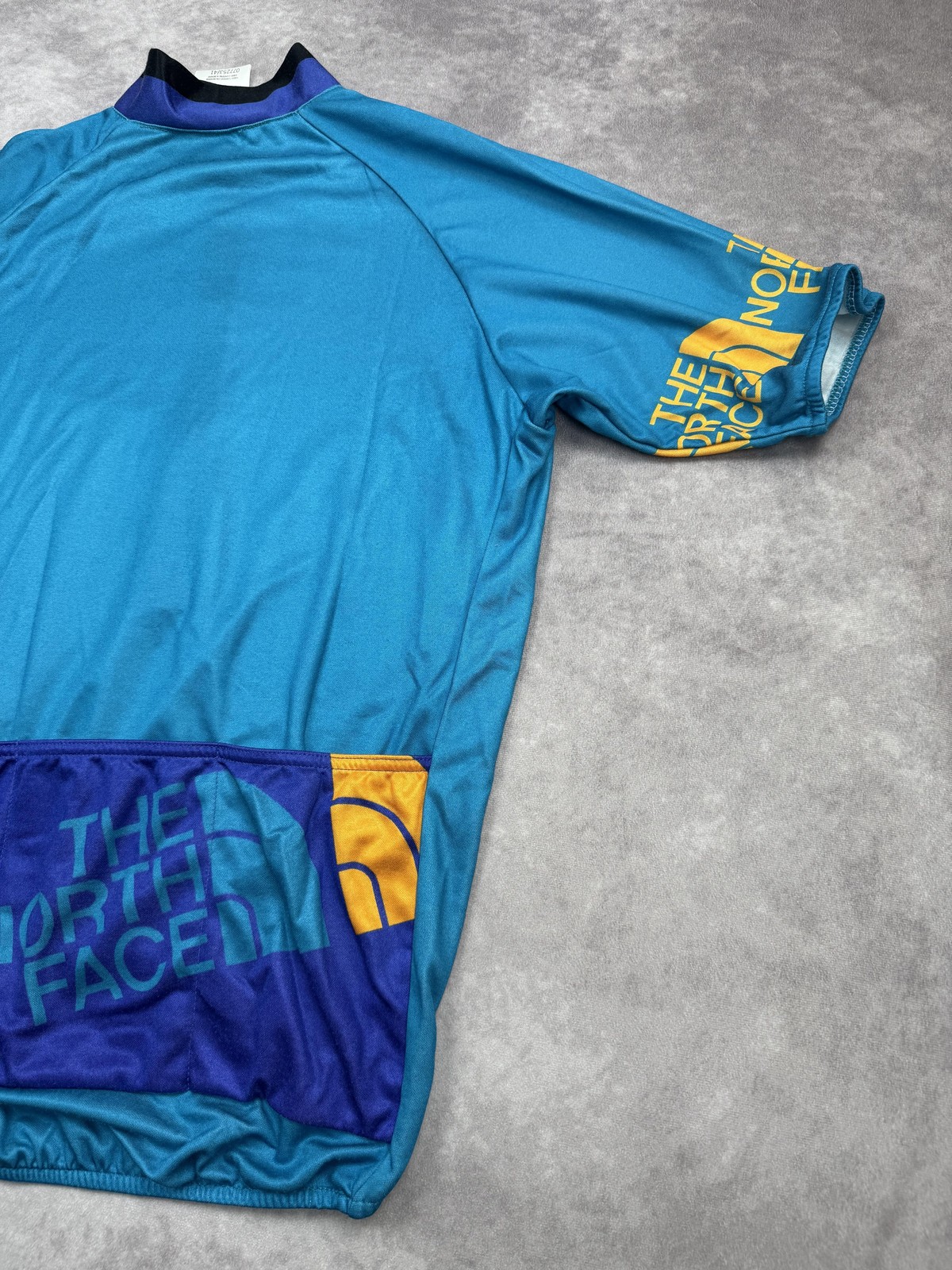 Vintage The North Face Cycling Jersey Small USA Made 90s Bike Shirt Tee