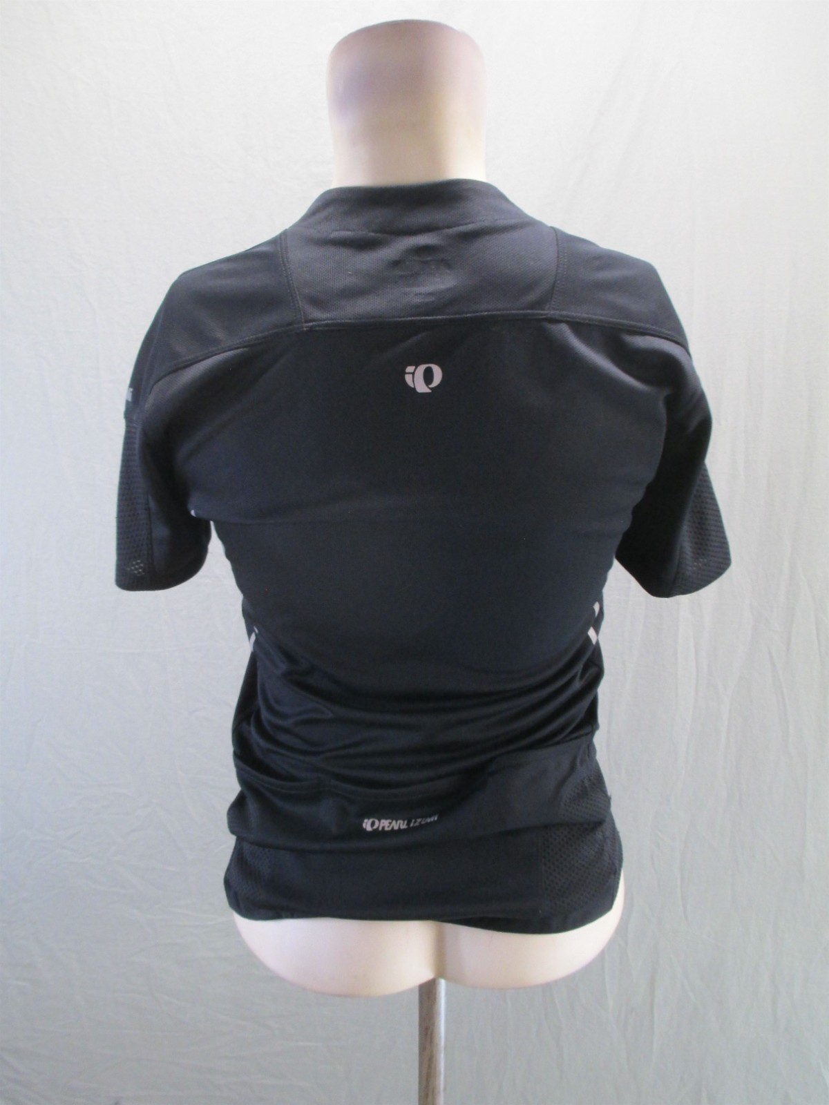 Pearl Izumi Size S Womens Black Cycling Compression 1/4 Zip Short Sleeve Top 758