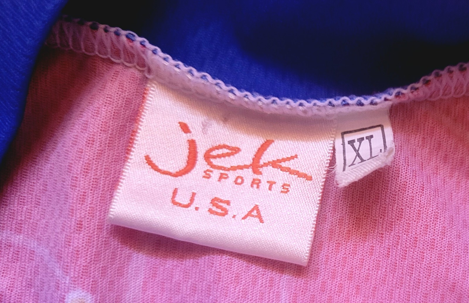 Jek Sports Brat Pack Walmart MS Cycling Jersey XL 3/4 Zip Pockets Free Shipping