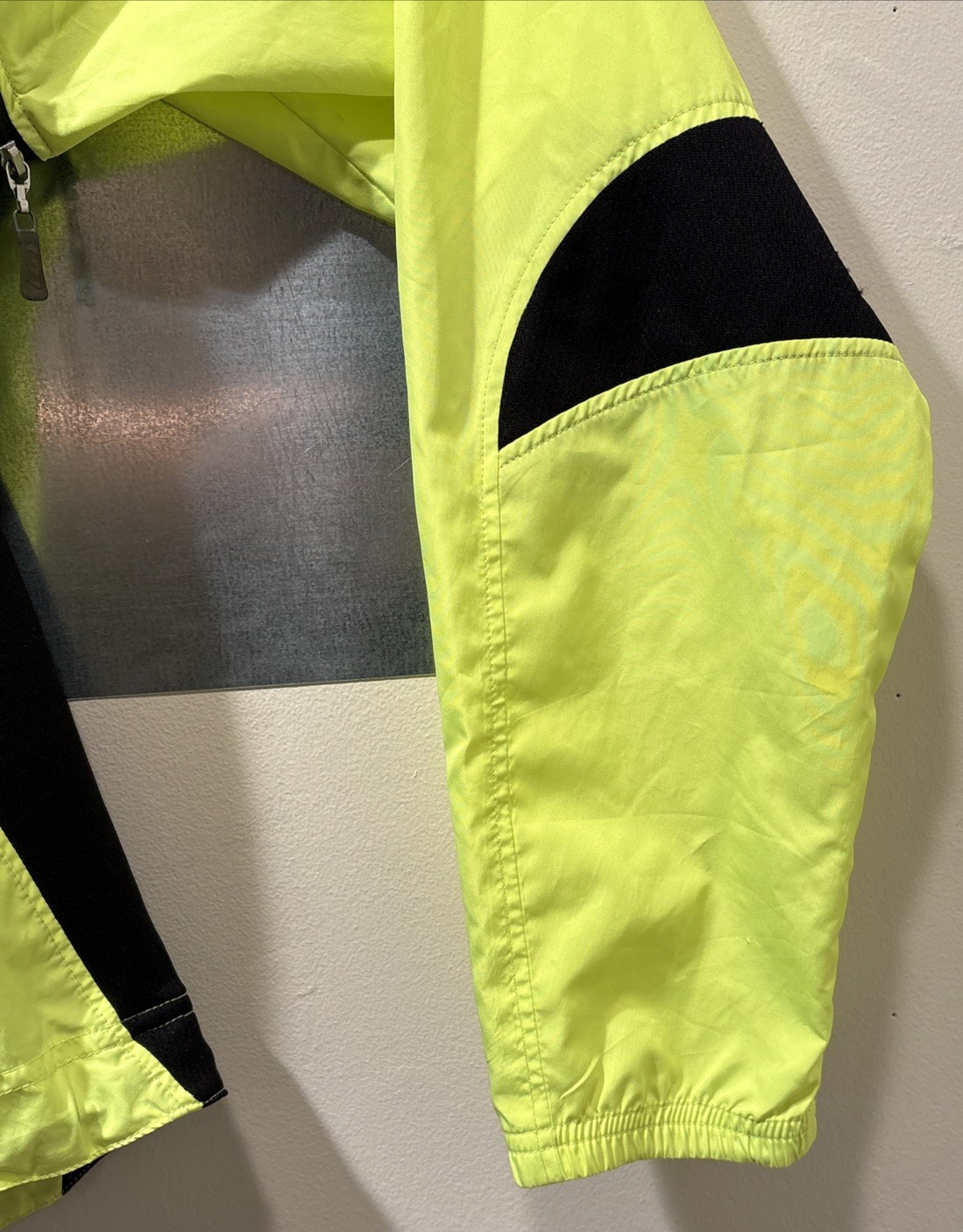 Cycling Jacket Vest LG Louis Garneau Convertible Cabriolet Hi-Vis M