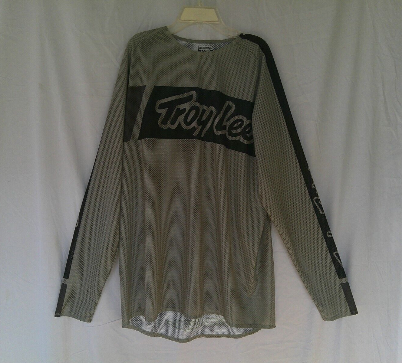 Troy Lee Designs TLD Mens SE Pro Air Off-Road Jersey Vox Gray Large SAMPLE