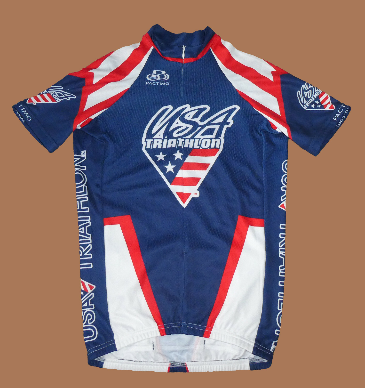 Pactimo USA TRIATHLON Cycling Jersey, Women’s XXS
