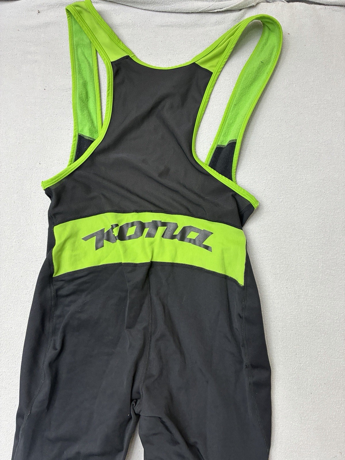 Kona Full Length Cycling Jersey Bibs Tights Sleeveless Tank Size Large