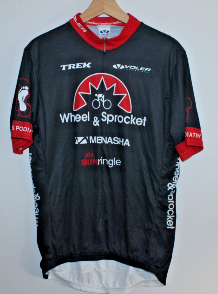 Voler Men’s Cycling Jersey X-Large Rear Pockets 48″ Chest 25/31″ T2B Activewear~
