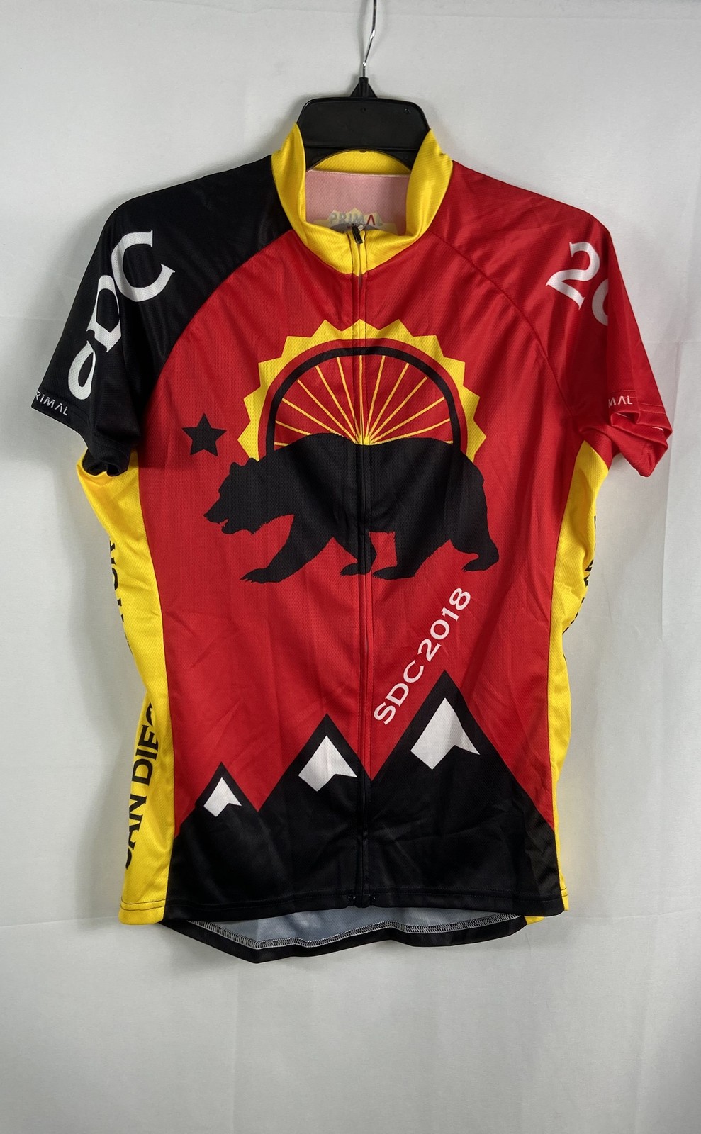 Primal Women’s San Diego Century 2018 Sport Cut Cycling Jersey XL NWT