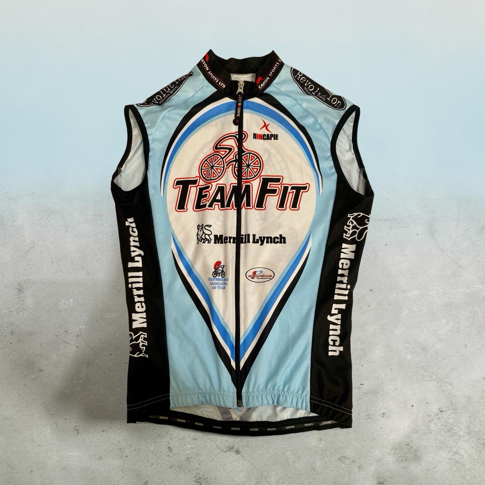 Men’s Hincapie Professional Cycling Jersey Sleeveless Sz. M