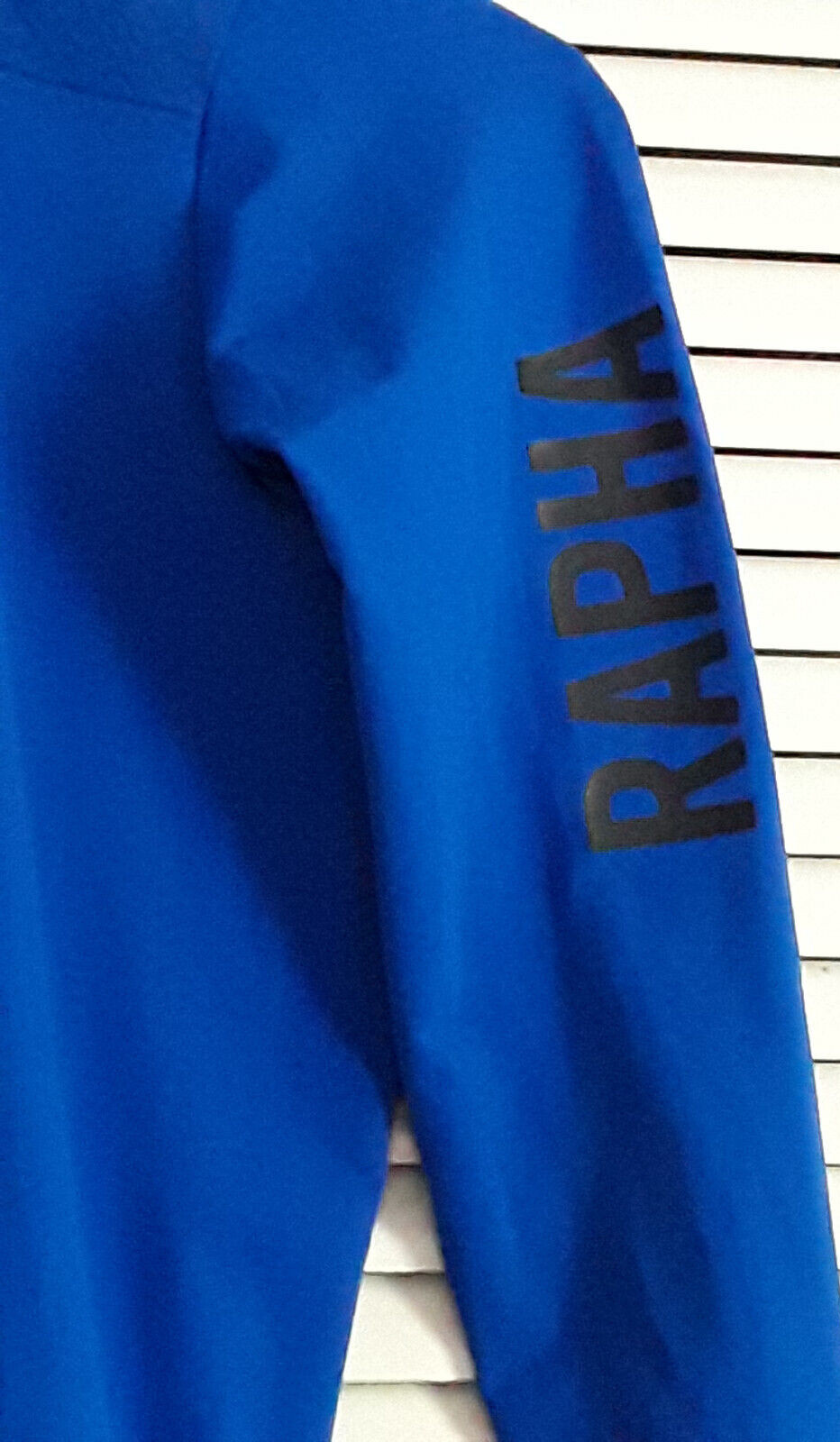 USED BLUE RAPHA CYCLING AERO II JERSEY LONG SLEEVE PRO TEAM MIDWEIGHT SMALL