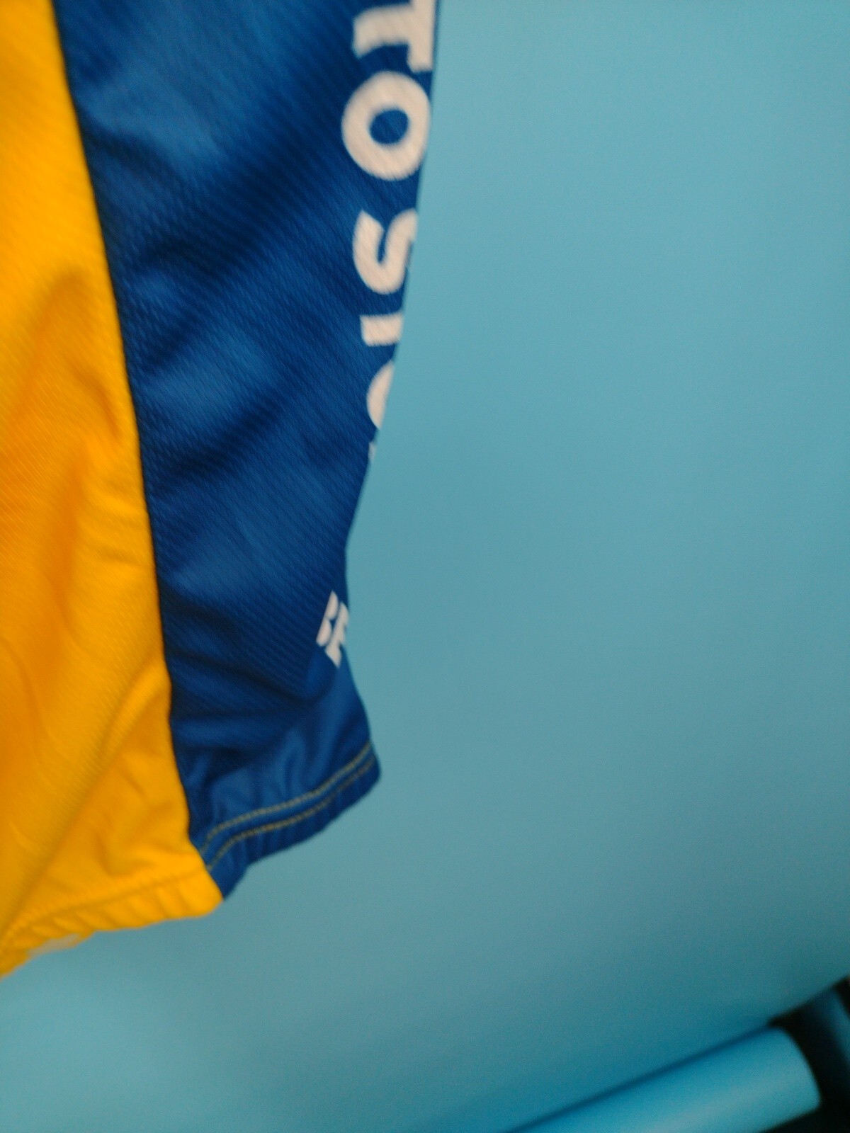 Primal Cycling Jersey 2XL Yellow Blue Bicycle Champion Diabetes Graphic AOP Mens