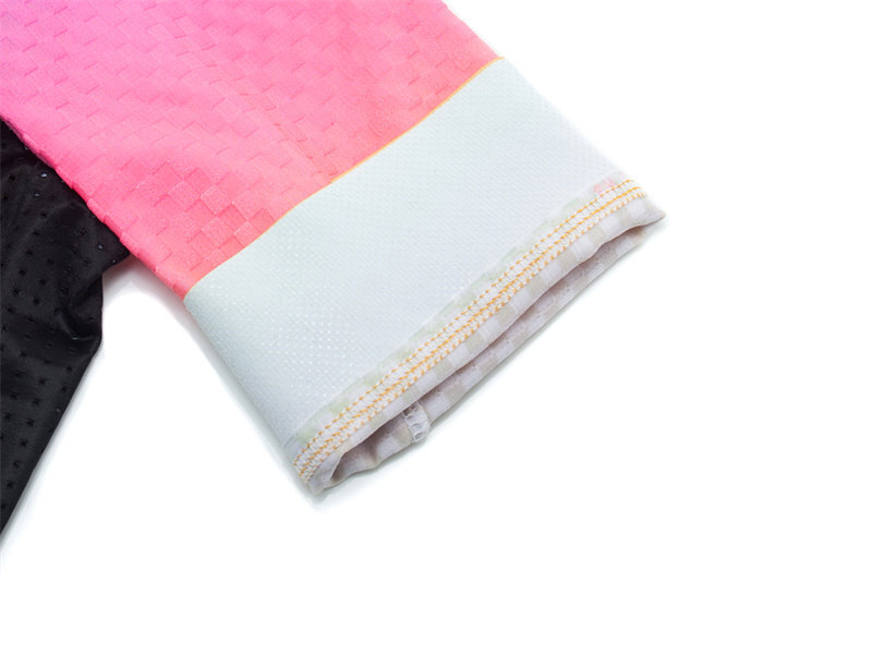 CESANTI Women Cycling Jersey Fluor Color Non-slip Band Pro Bike Clothing