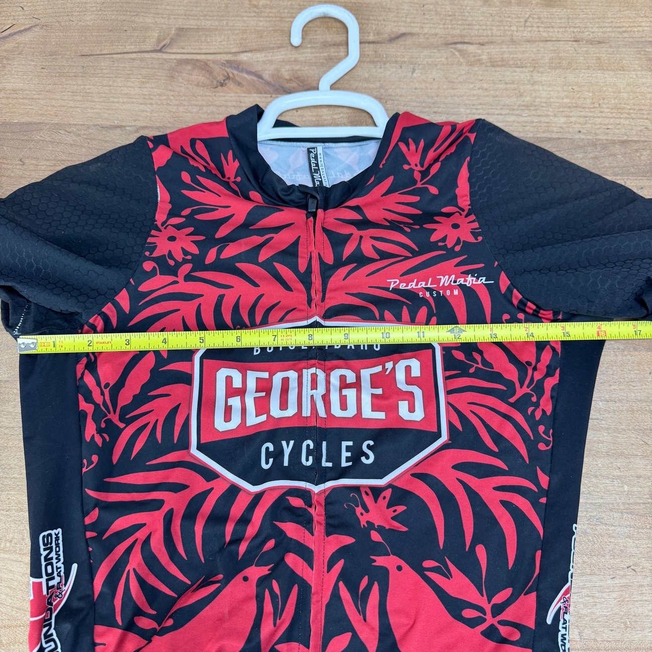 Pedal Mafia George’s Cycles Short Sleeve Mens XXS Cycling Jersey