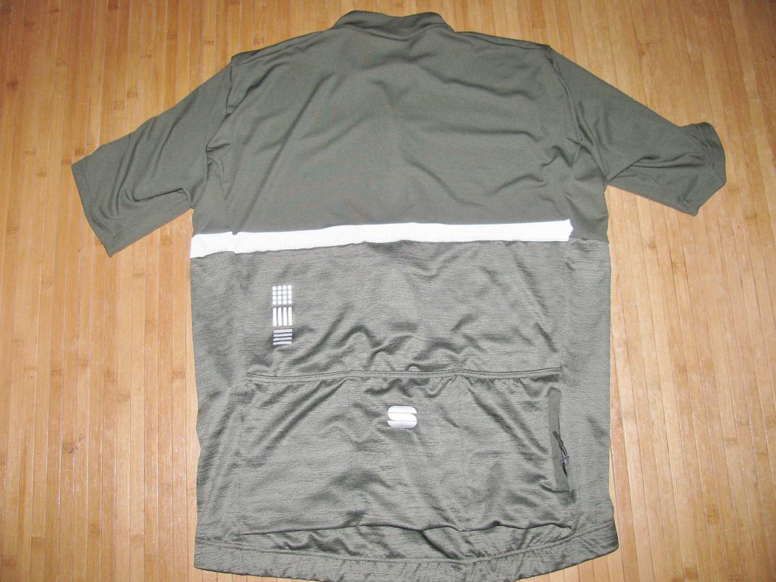 SPORTFUL Cycle JERSEY Shirt Size XXL 2XL Polyester Spandex Bicycle GREENS