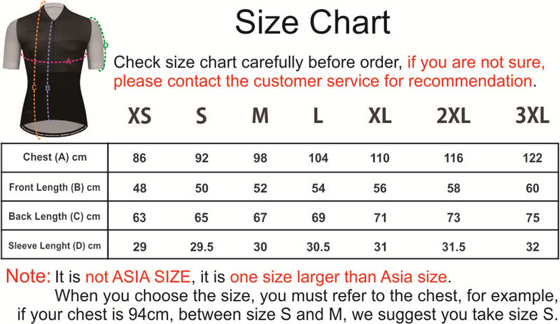 CESANTI Men Cycling Jersey Short Sleeve Non-slip Band Pro Bicycle Clothing