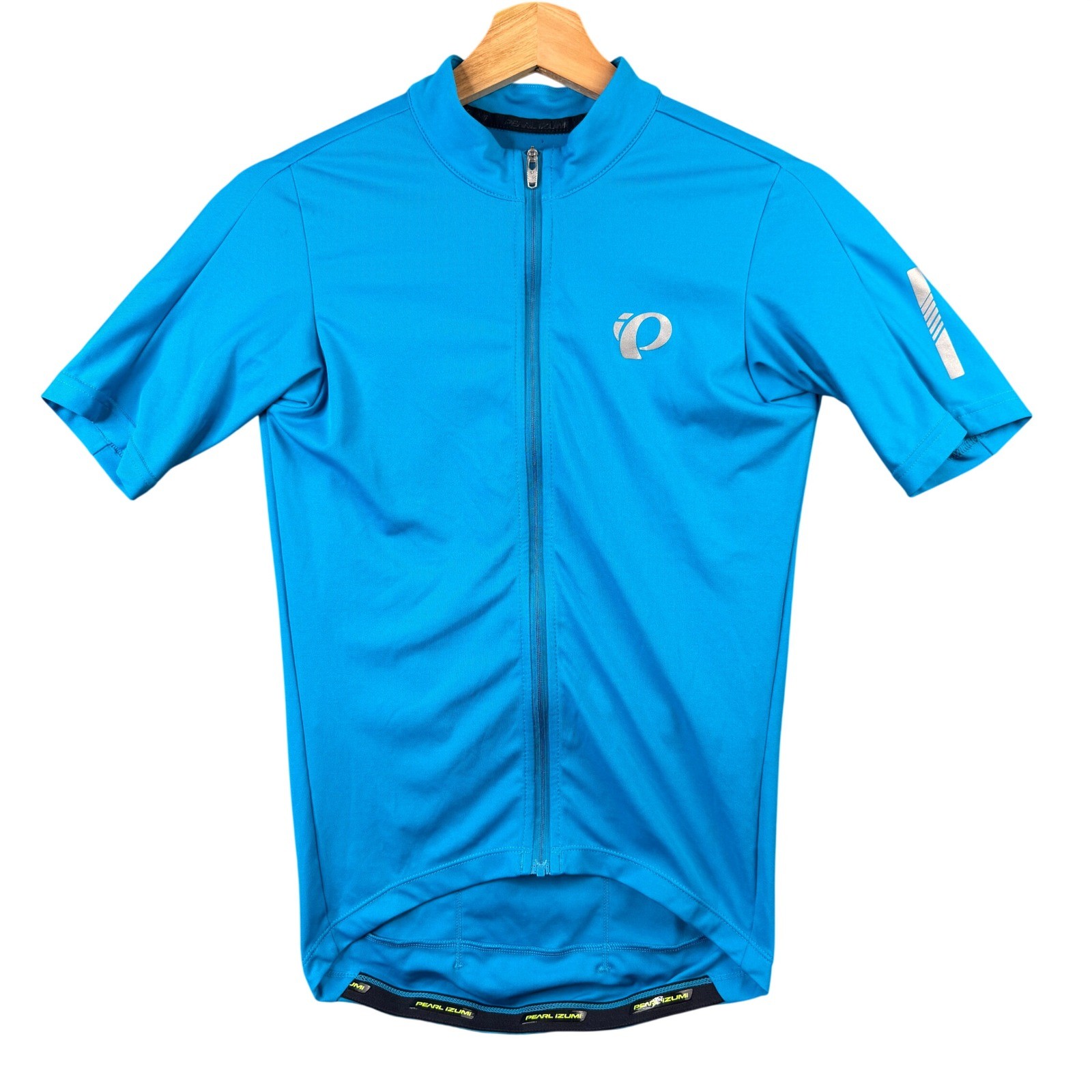 Pearl Izumi Select Pursuit Cycling Jersey Blue Short Sleeve Full Zip Mens Small