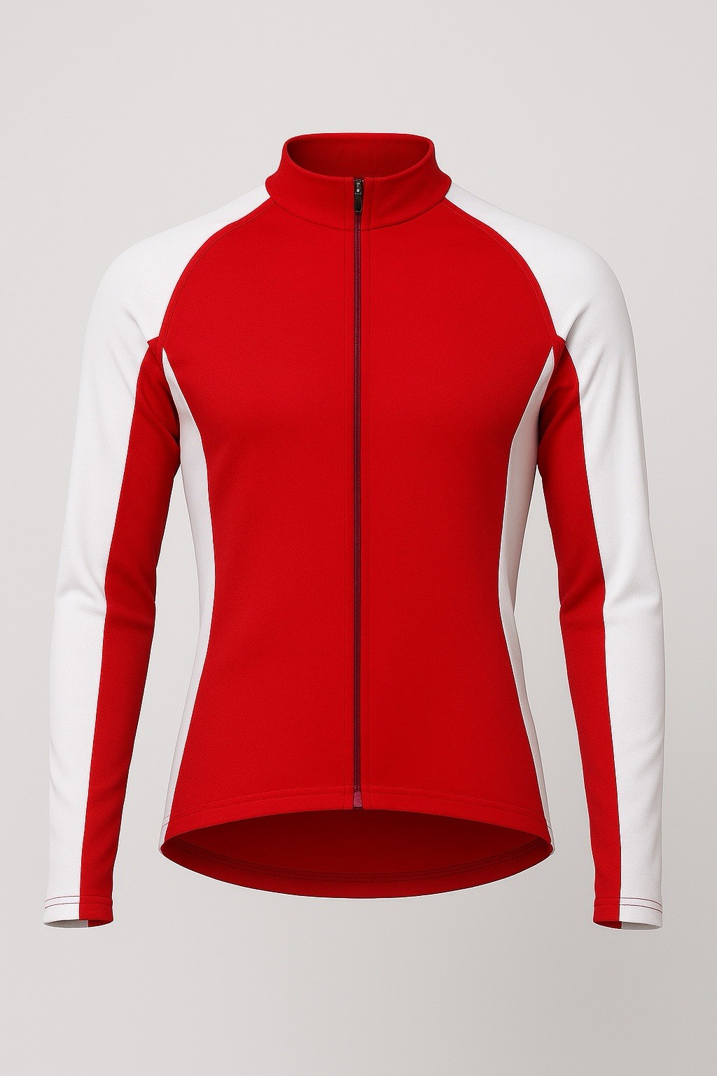 Ascent Women’s Pro Team Aero Jersey, Raglan Sleeve, Large (L) – Red/White