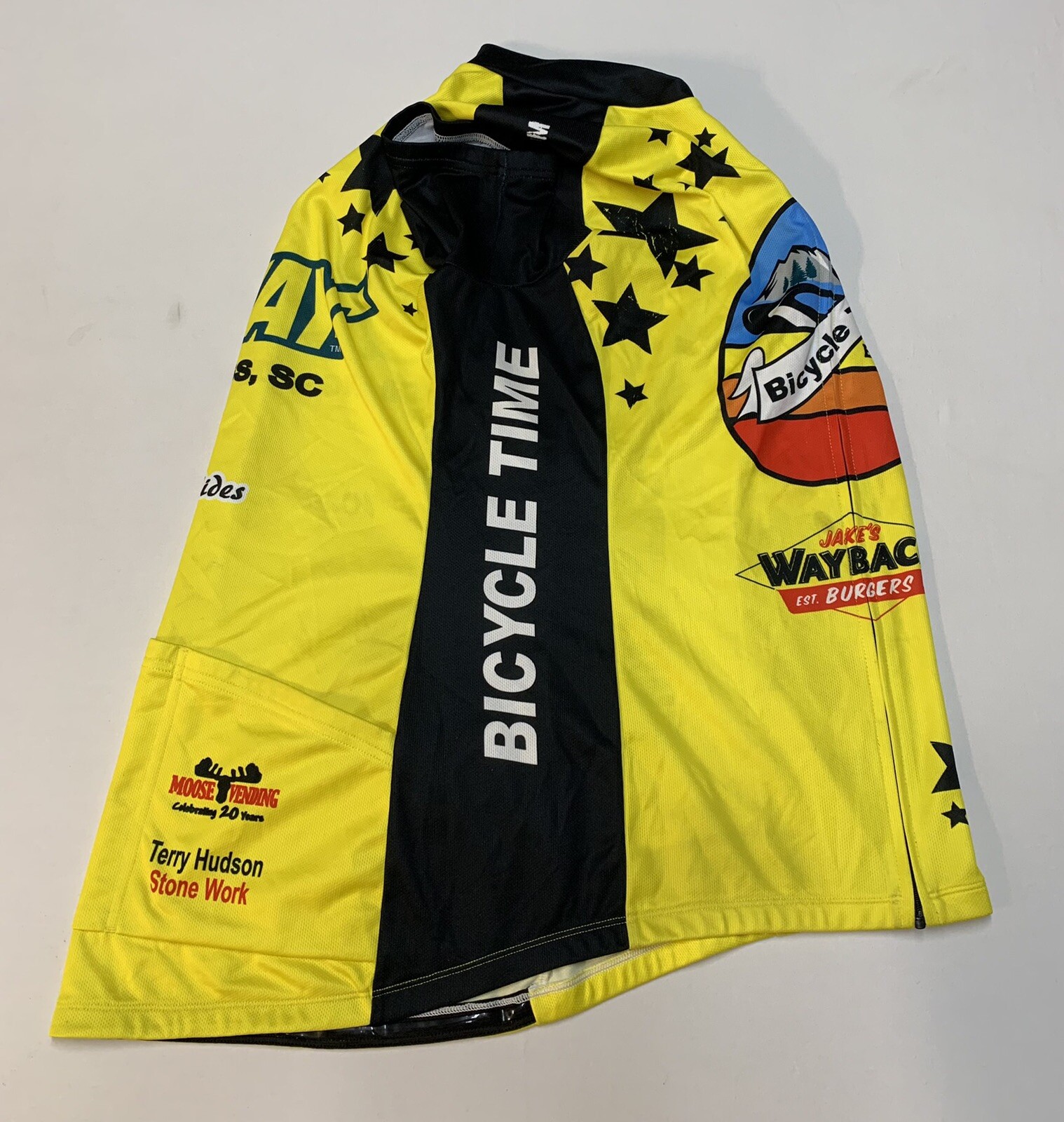 EPIX Bike Cycling Riding Jersey Sz L Chest 37” Subway Bicycle Time Rize EUC