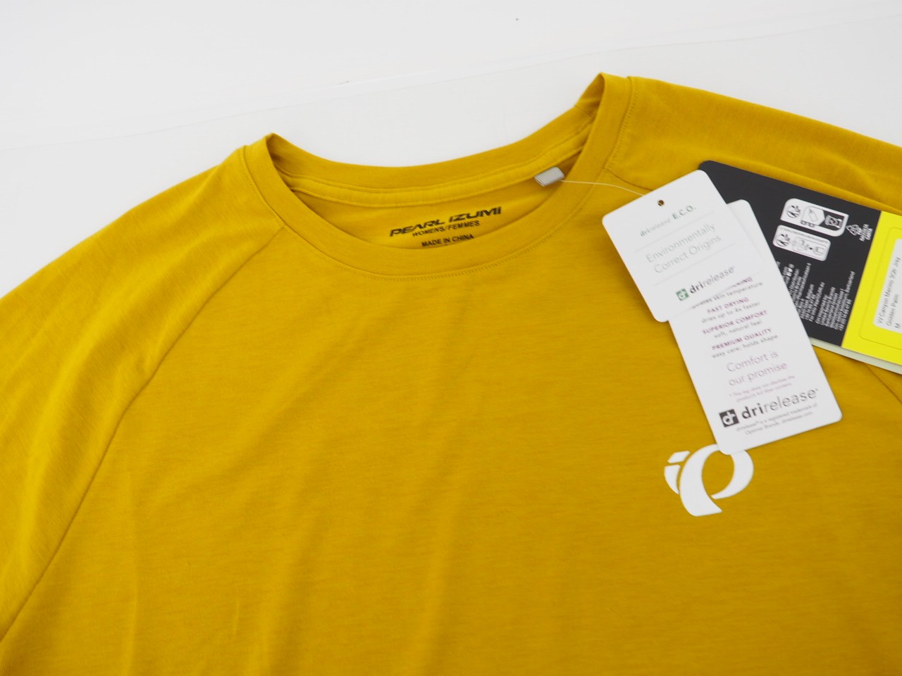 NEW! Pearl Izumi Canyon Merino 3/4 Mountain Bike Jersey Women’s Medium Gold