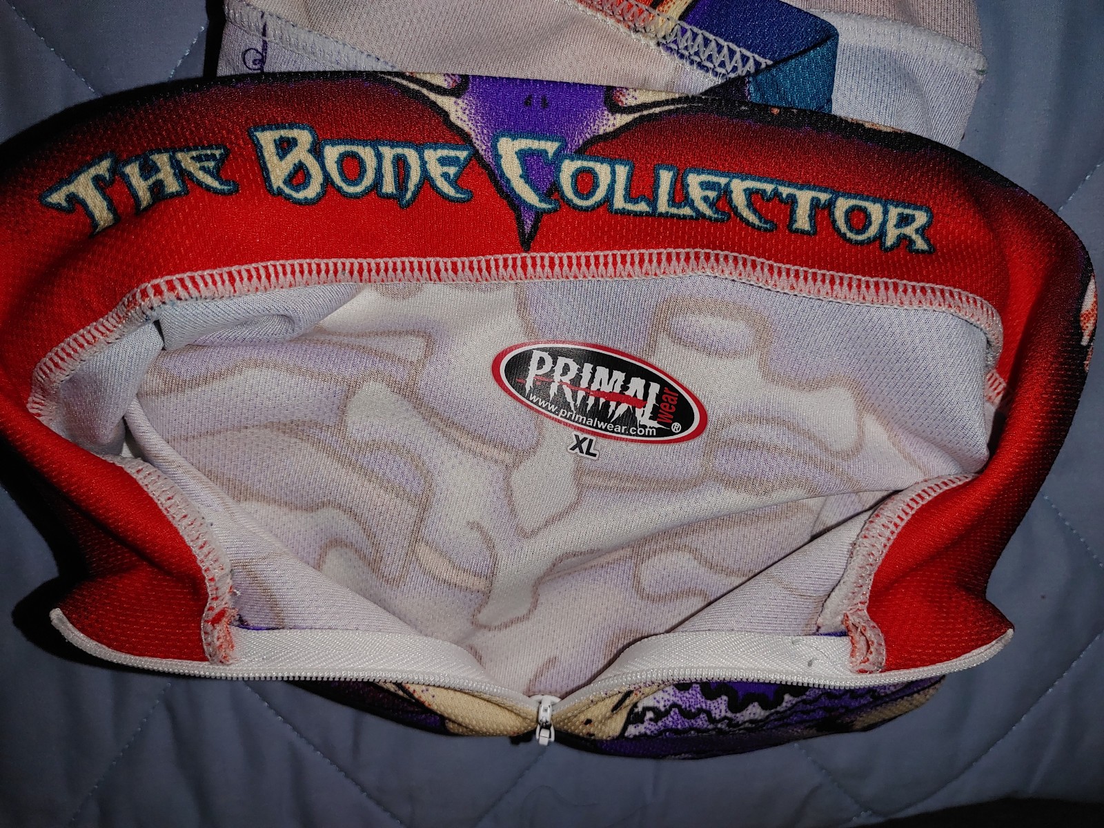 Primal Wear The Bone Collector Cycling Jersey Short Sleeve Skull Graphic Men XL