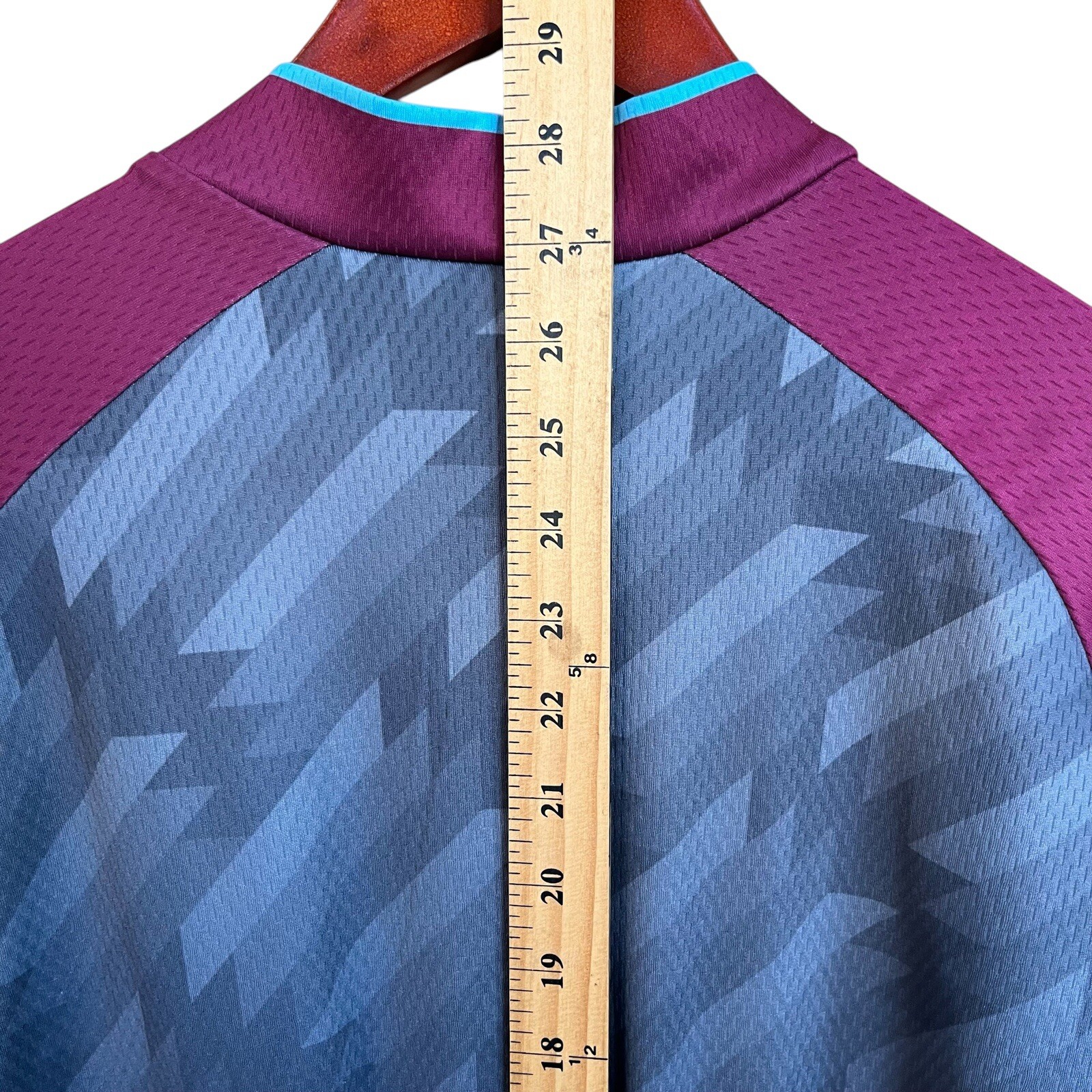 Uriah Cycling Jersey Womens XXL Gray Maroon FullZip Bicycle Racing Workout Shirt