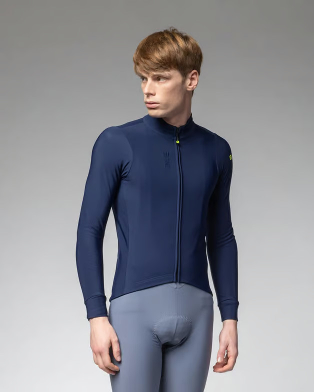 ALE PRAGMA FONDO 3.0 LONG SLEEVE CYCLING JERSEY – WINTER THERMAL –SILICONE WAIST