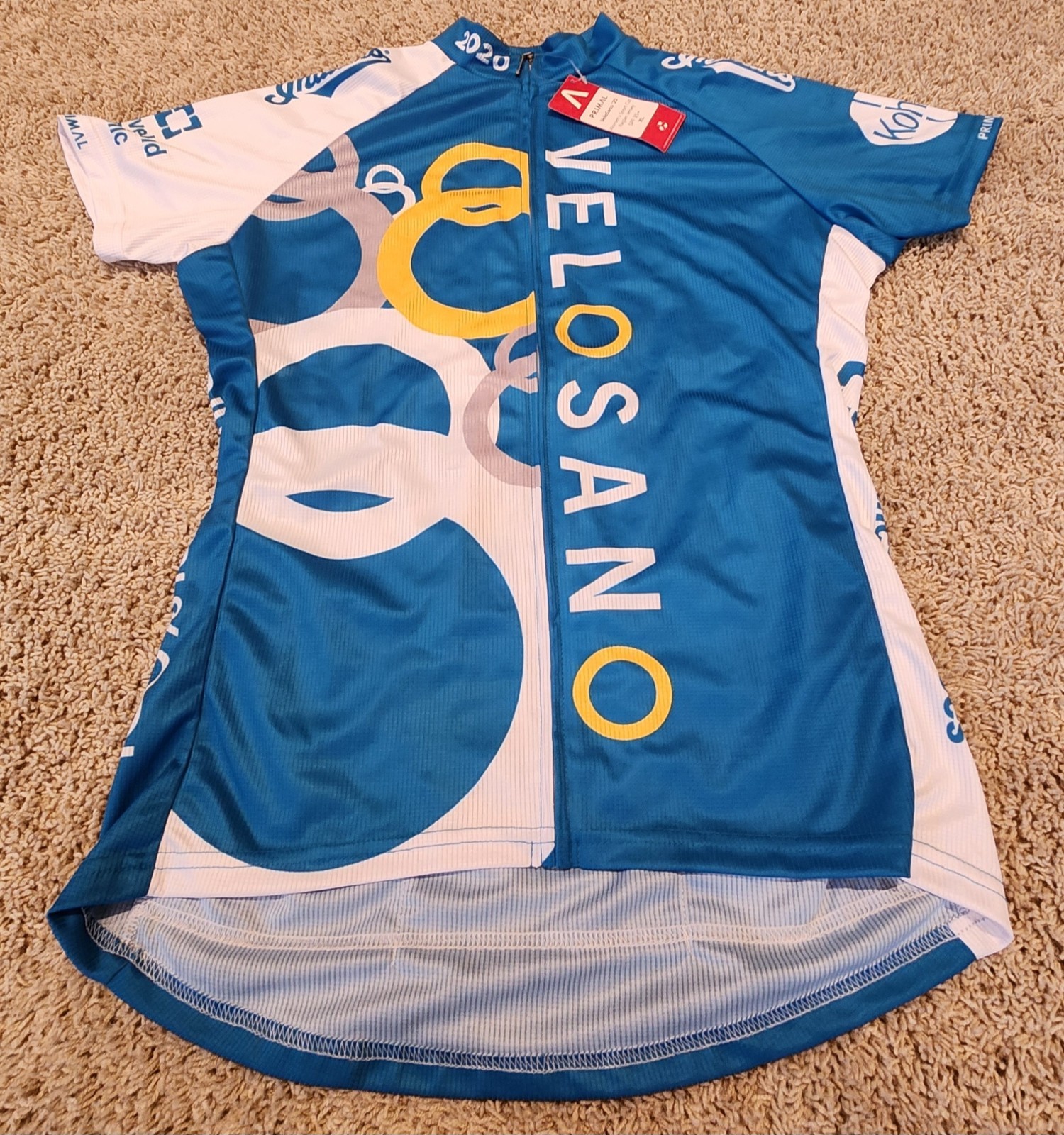 Primal Women XL VeloSano Cleveland Clinic Cycling Jersey Sport Cut Ohio NOS 2020