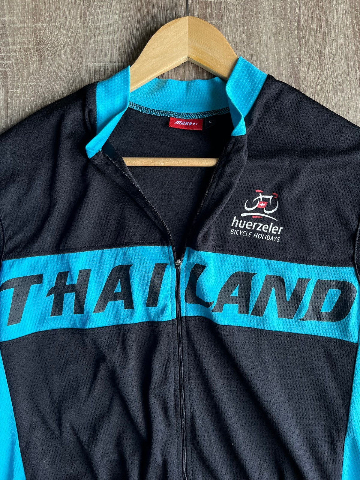 Thailand Cycling Shirt Vest /Gilet Jersey Max Hurzeler Cycle Camiseta size L