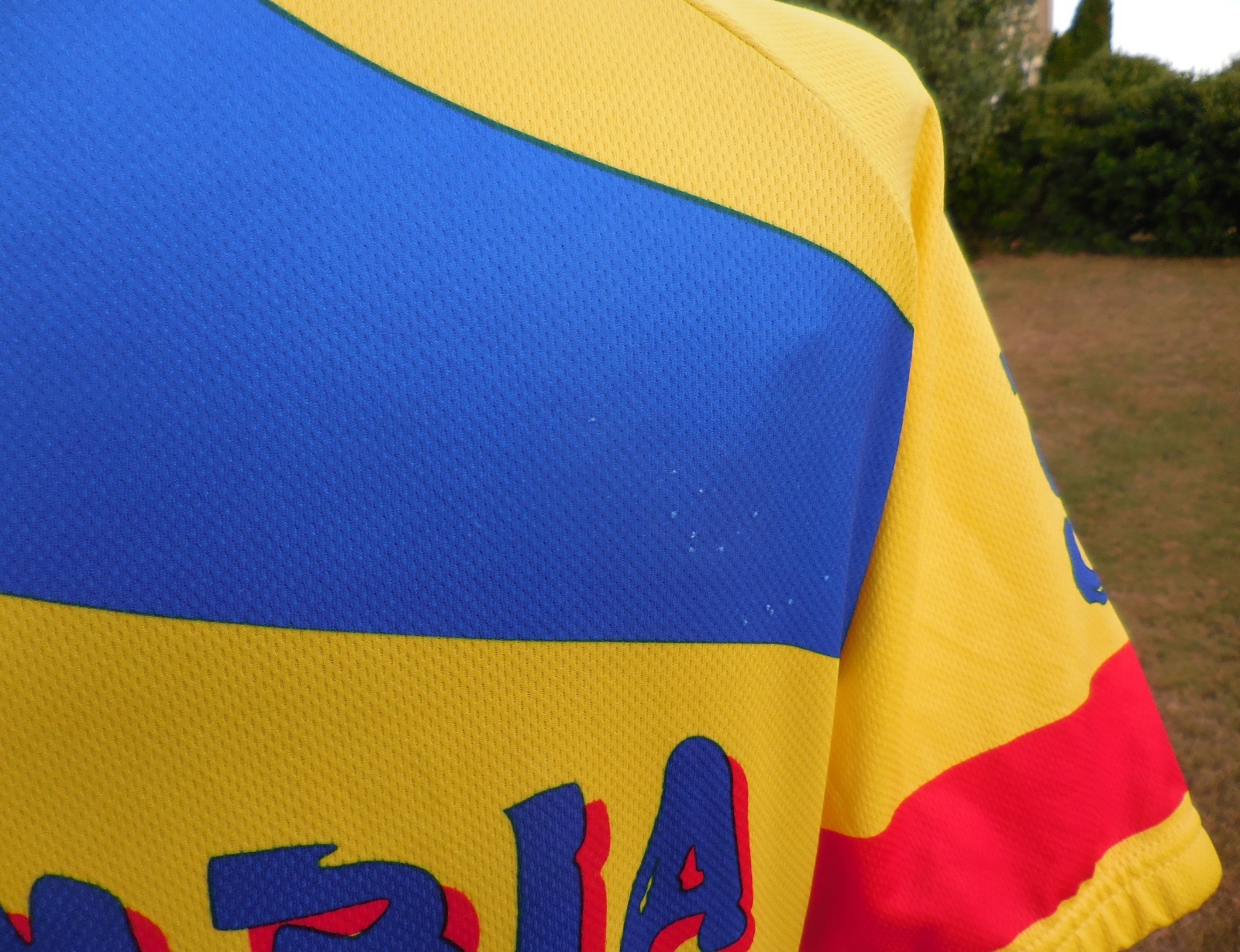 Zerie Cicling Cycling Jersey Mens Sz S Columbia Bright Bicycle Shirt Half Zip