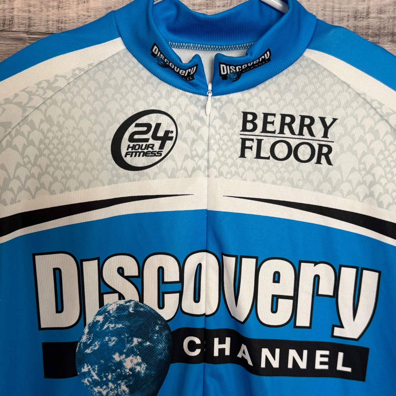Vintage Nike Discovery Channel Pro Cycling Jersey Mens XL Graphic NEW