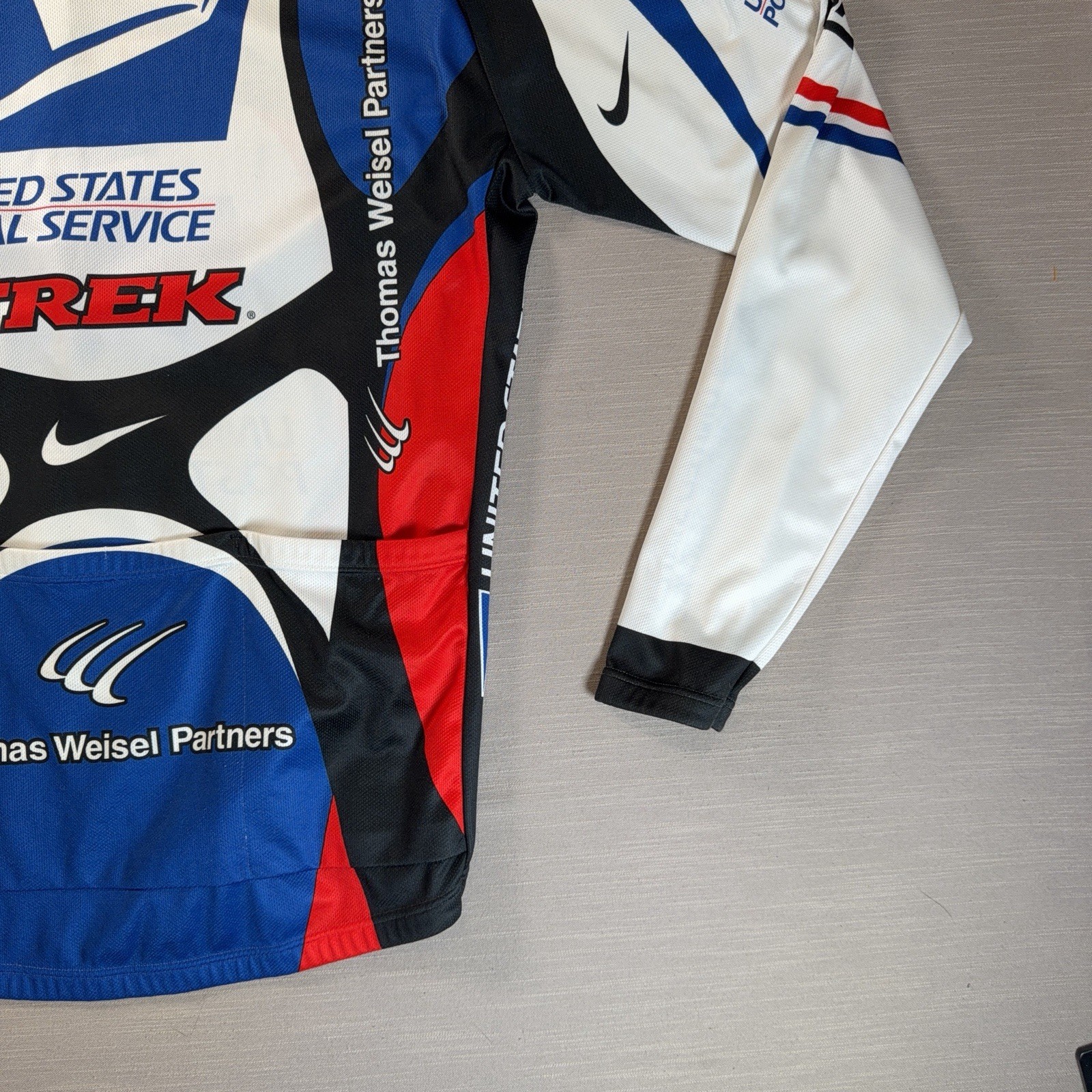 Men’s Cycling Shirt USPS USA Bridge TREK NIKE VISA XL 52