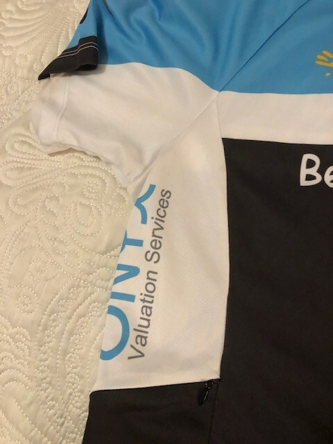 Cadence Wear Beathany House Full Zip Cycling Jersey Short Sleeves Size L N010C