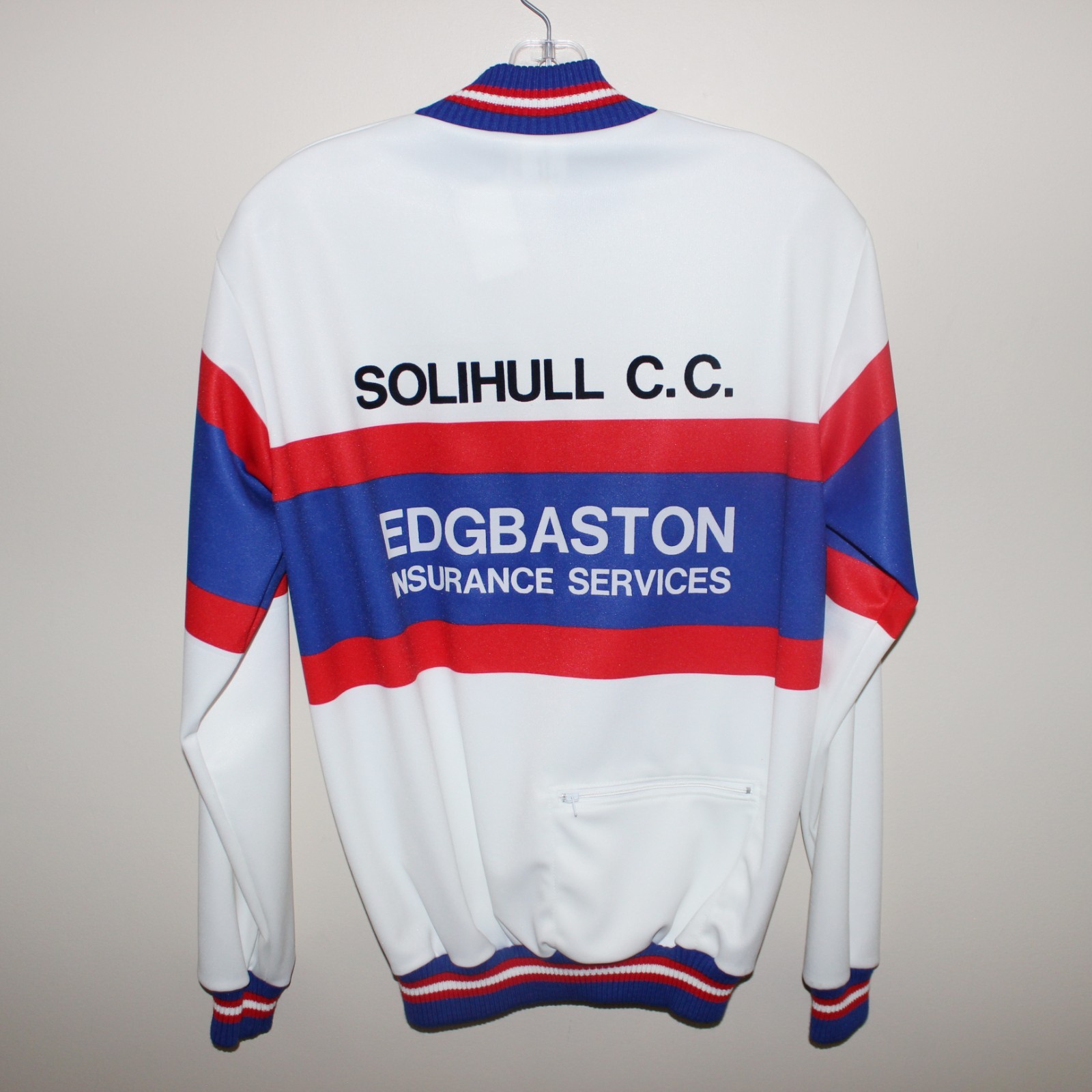 vintage Tudor Sports Solihull Cycling Club cycling jacket Edgbaston Insurance