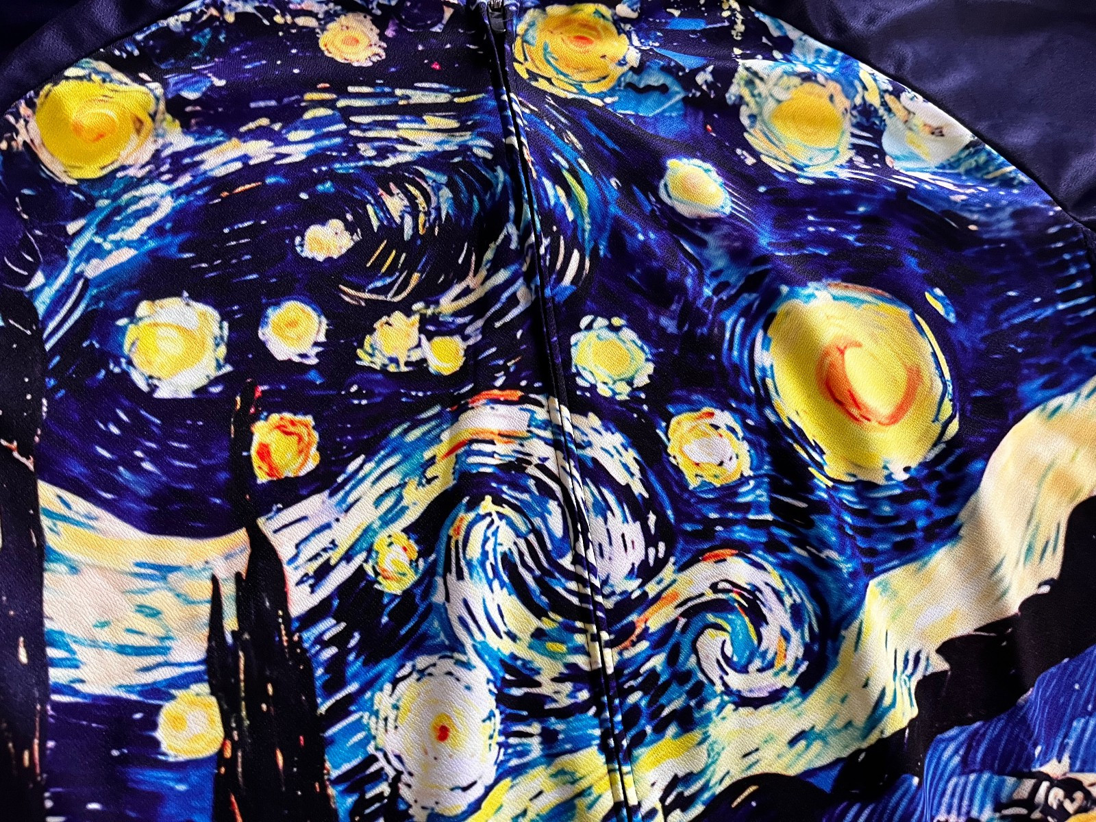 Global Cycling Gear GCG Starry Night Cycling Short Sleeve Cycling Jersey Men’s L