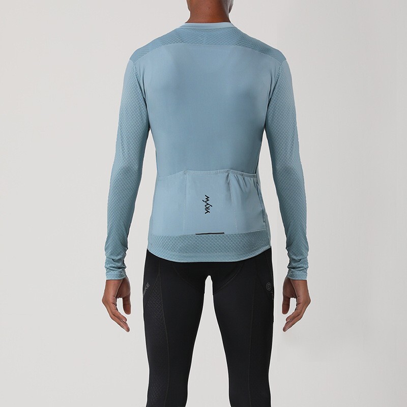 Cycling Jersey Long Sleeve Breathable Bike Clothing Sweat Uptake Riding Active