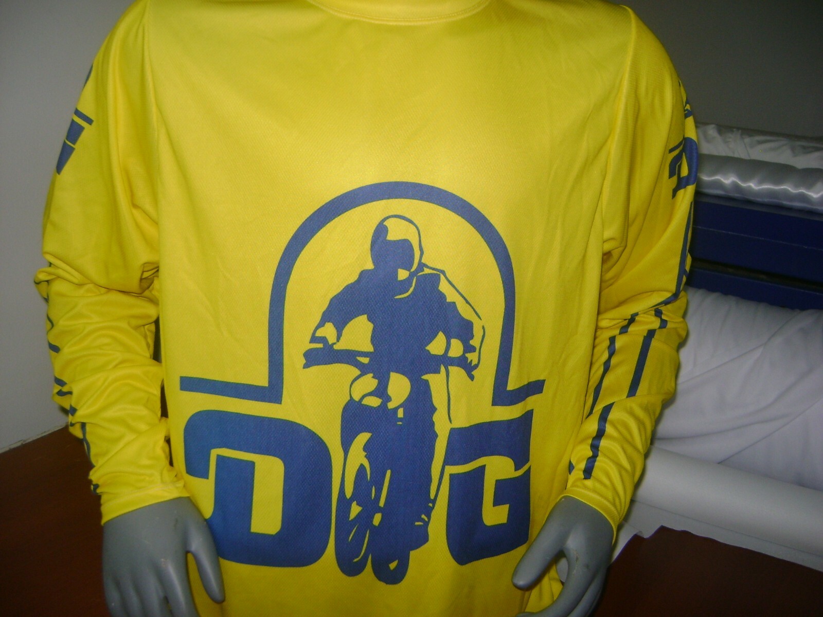 DG OLD SCHOOL BIKE JERSEY CLASSIC BMX JERSEY RACE BIKE SHIRT BMX VINTAGE L MOTO