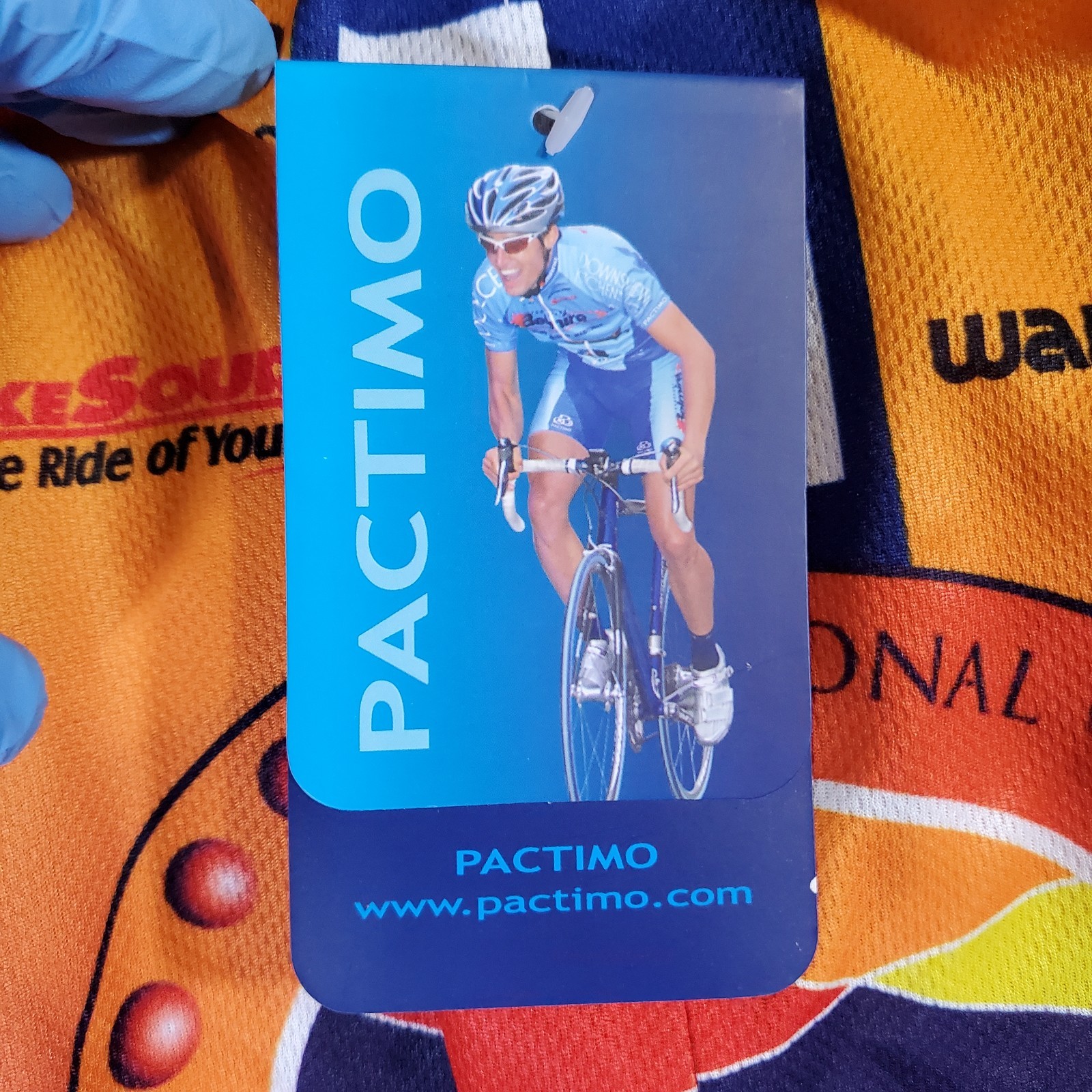 Pactimo Red Orange Christian Cycling Club NEW NWT Small 3/4 Zip Jersey Shirt