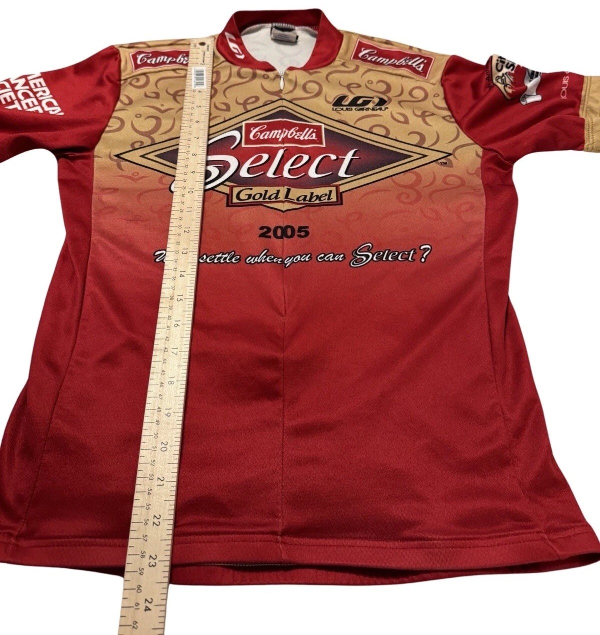 Louis Garneau Cycling Jersey Men M Campbell’s Select American Cancer Association