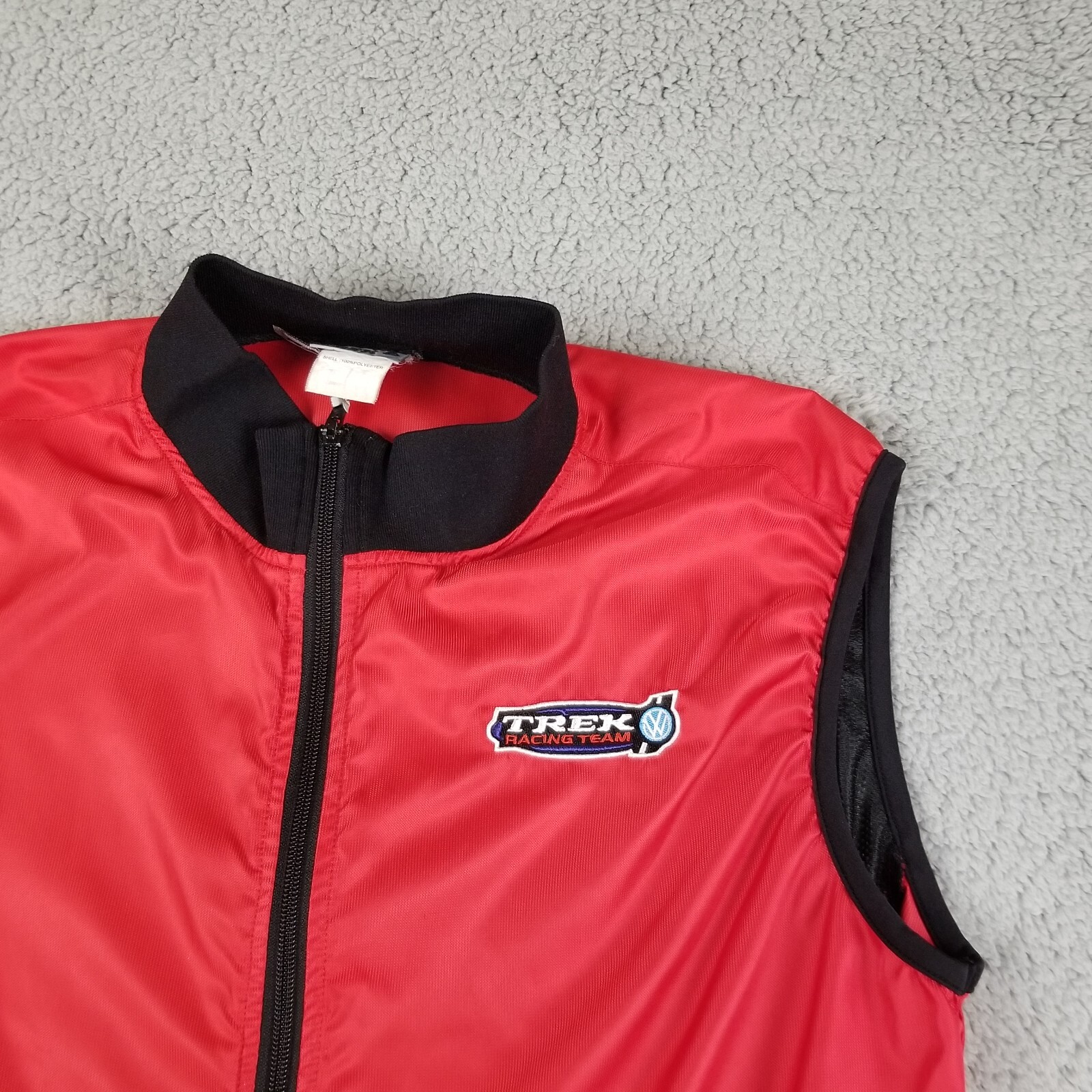 Trek Racing Team Cycling Vest Men’s Large Red Mesh Back Vintage