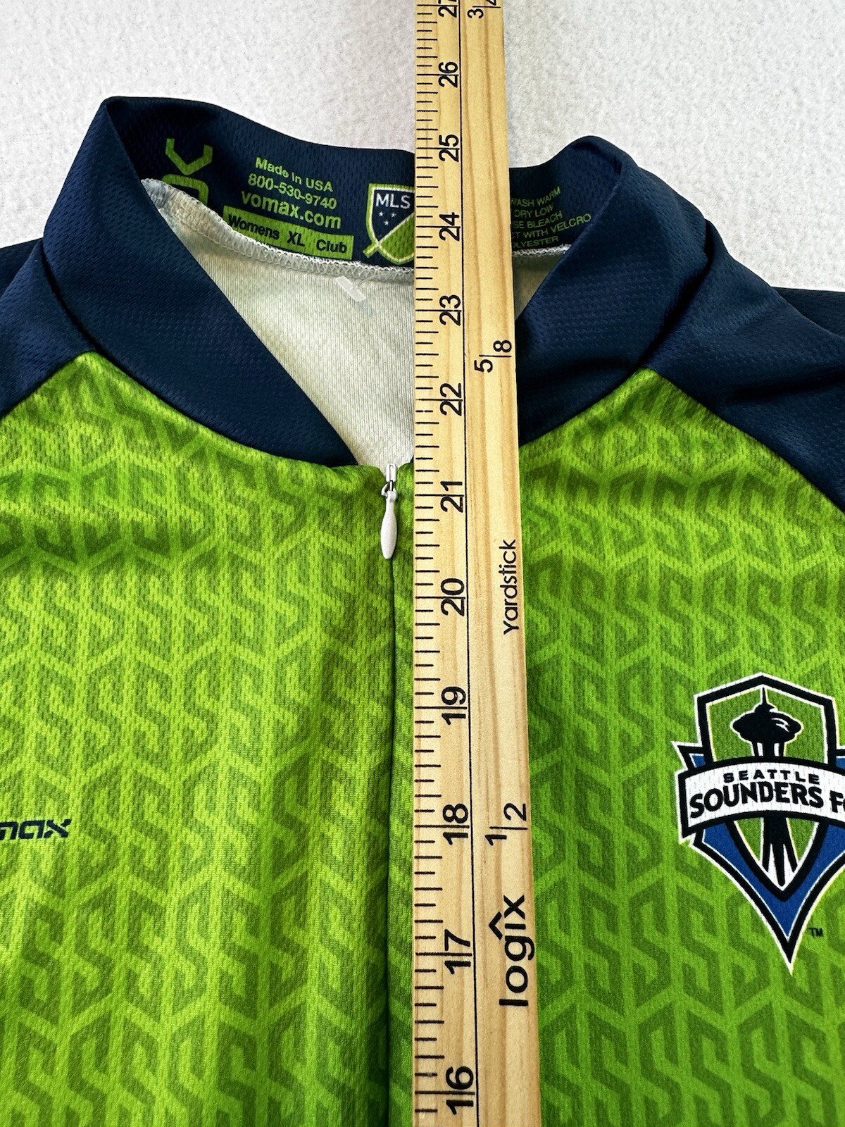 VOMAX W’s Seattle Sounders Cycling Jersey XL Green Blue