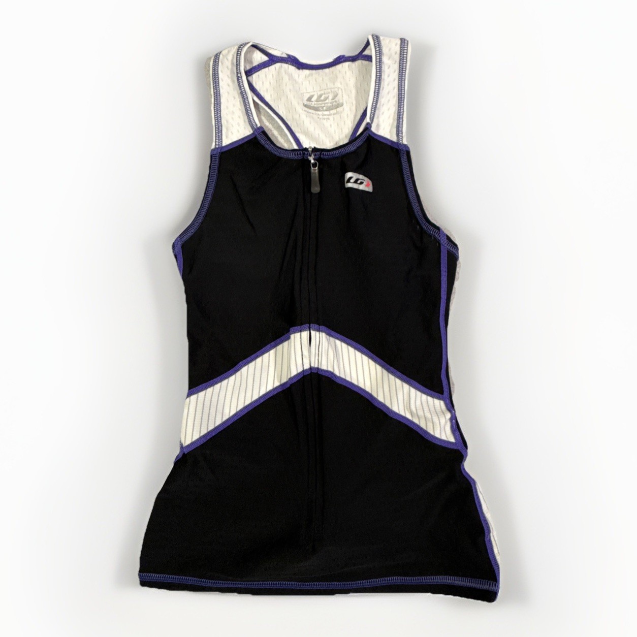 Louis Garneau Women’s Hersey Small Purple Racerback Pro Carbon-X Mesh Tri Top
