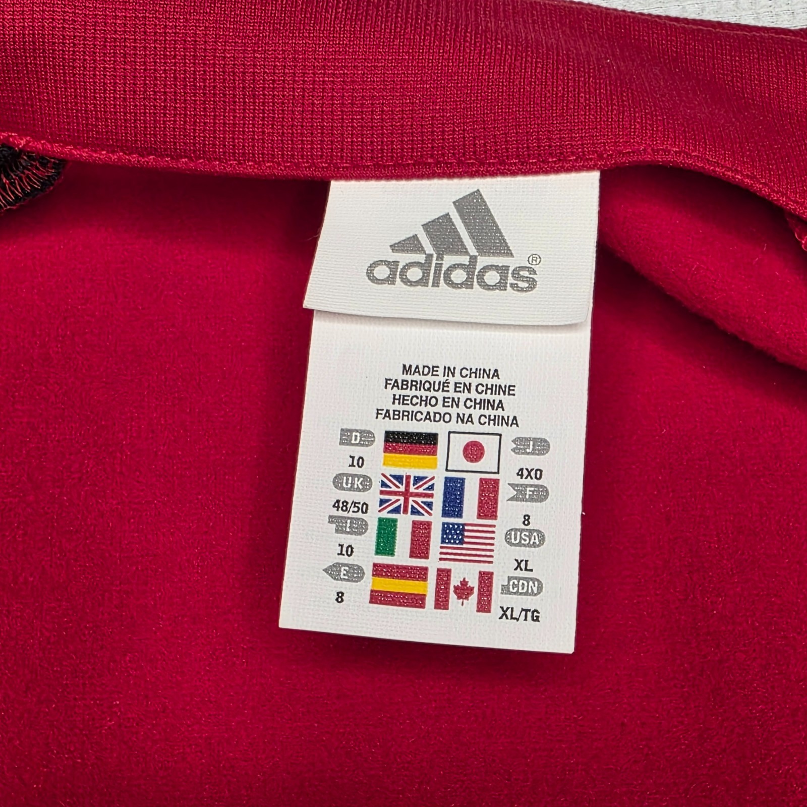 Adidas adiStar Men’s Cycling Jersey LS XL Red Black ClimaWarm