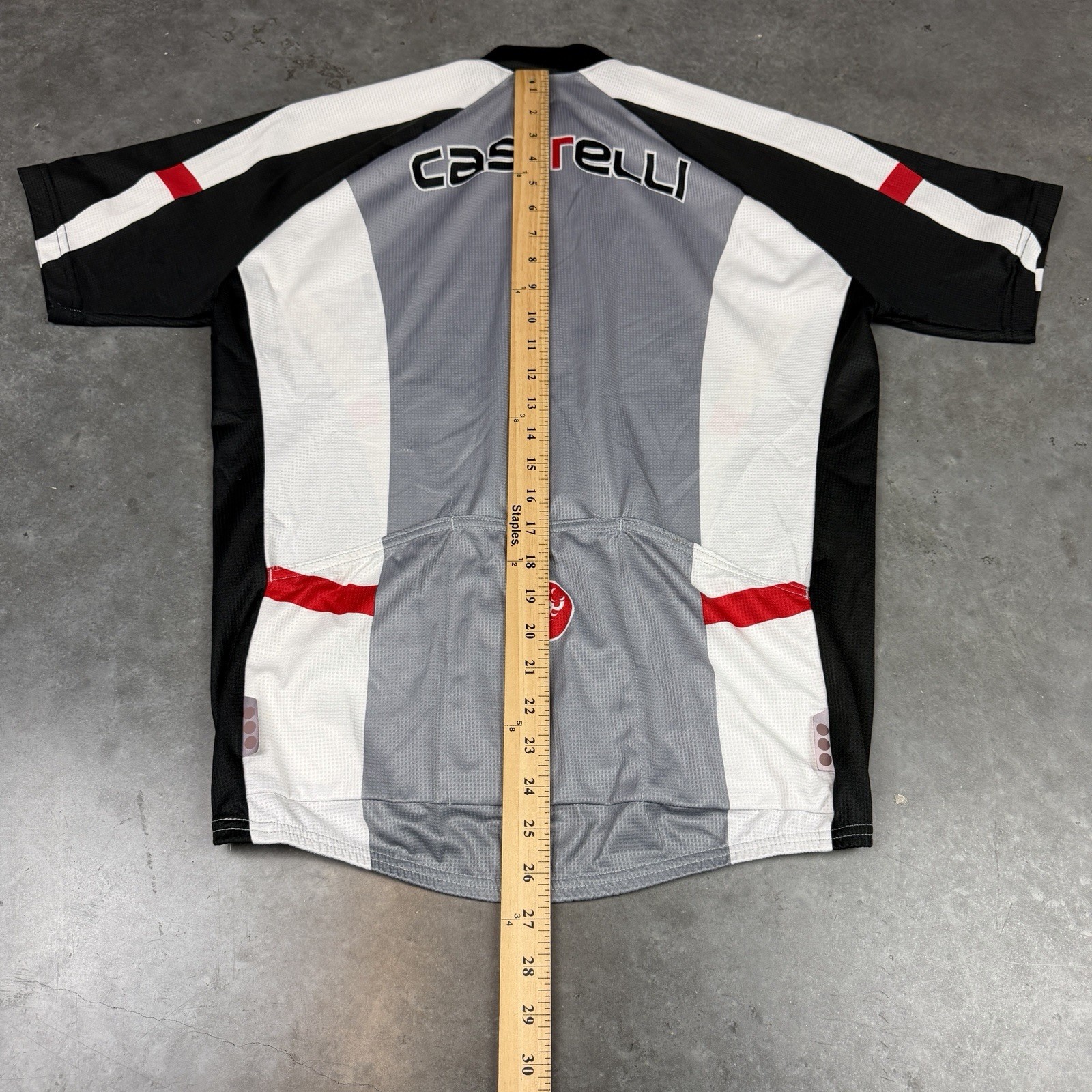 Castelli Cycling Jersey Mens Large Multicolored Half Zip Short Sleeve Preowned