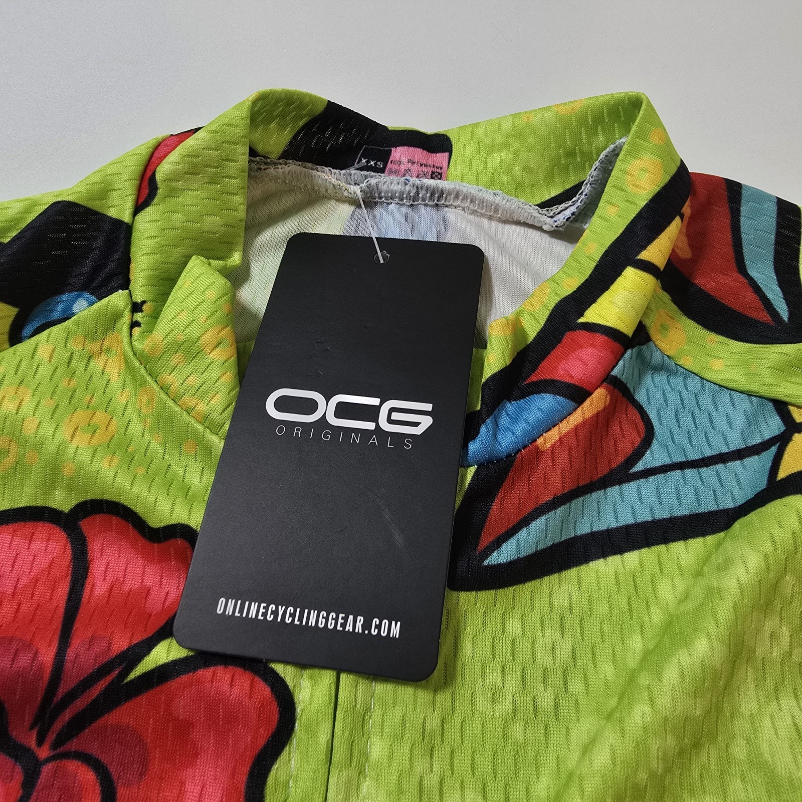 NWT Online Cycling Gear OCG Sleeveless Zip Up Cycling Jersey Men’s XXS Birds