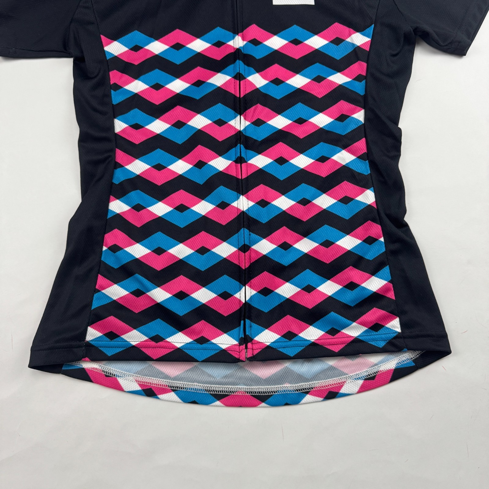 Twin Six Club Raglan Airies Micro Mesh Full Zip Cycling Jersey Short Sleeve Sz M