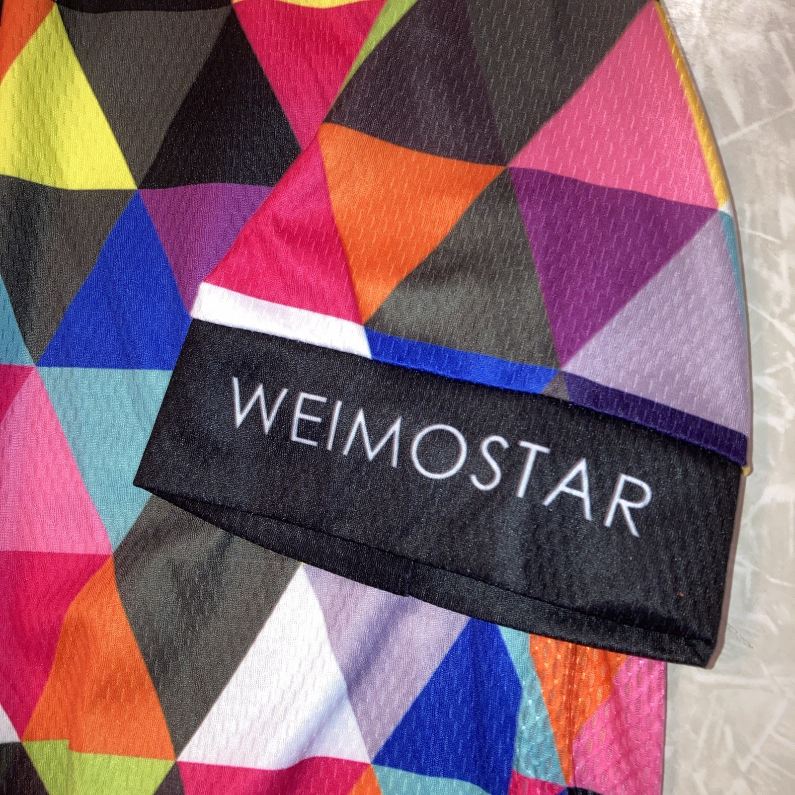 MULTI COLOR WEIMOSTAR FULL ZIPPER CYCLING BICYCLE RIDING JERSEY ADULT XL