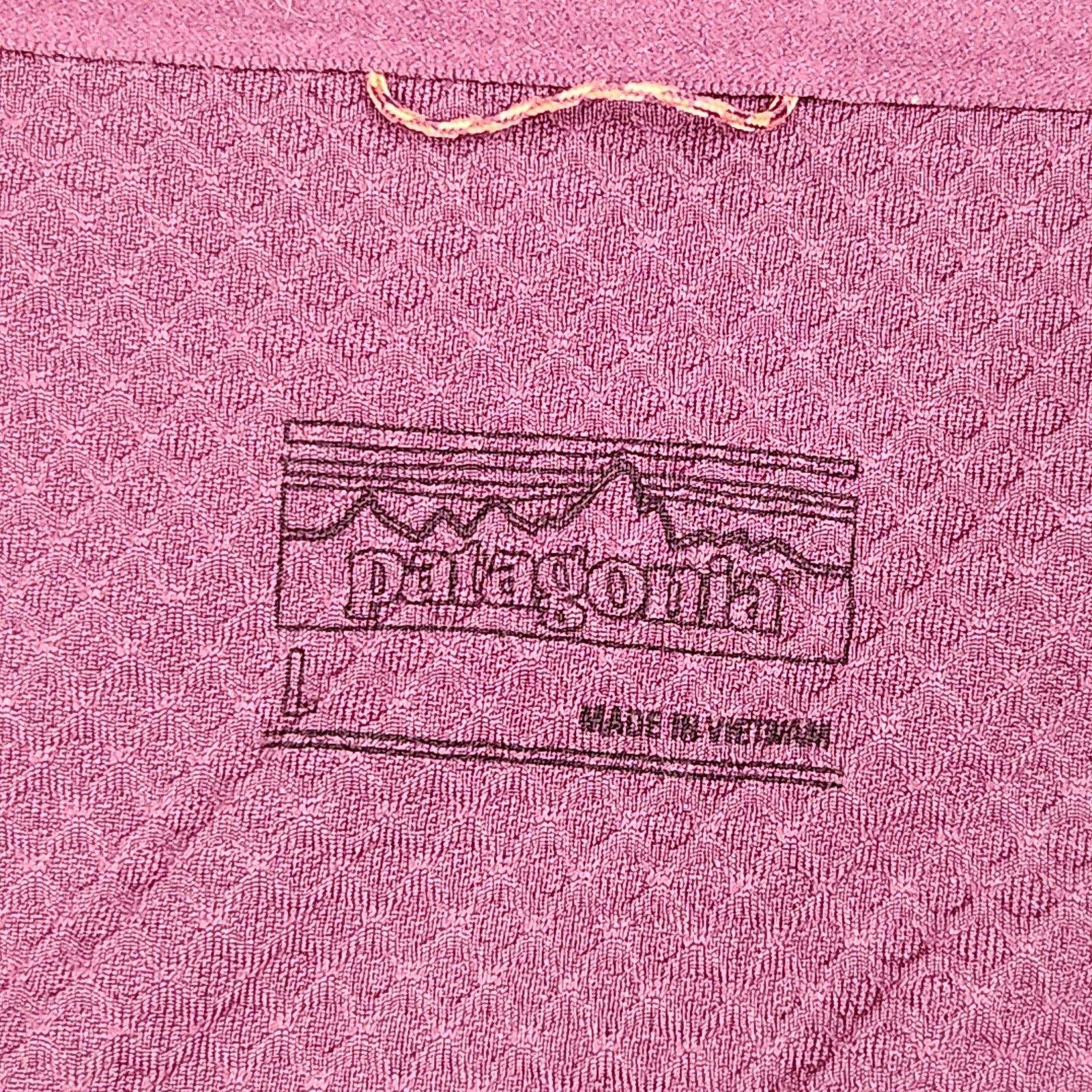 Patagonia Capilene Cycling Bike Jersey Womens Large Pink 1/4 Zip Thermal Top