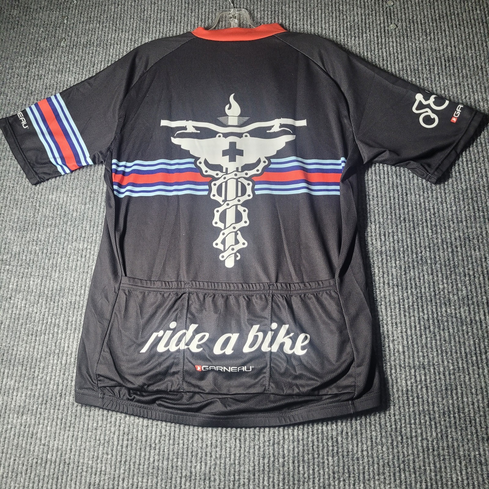 Louis Garneau Bike Surgeon Ride A Bike Cycling Jersey Size XL