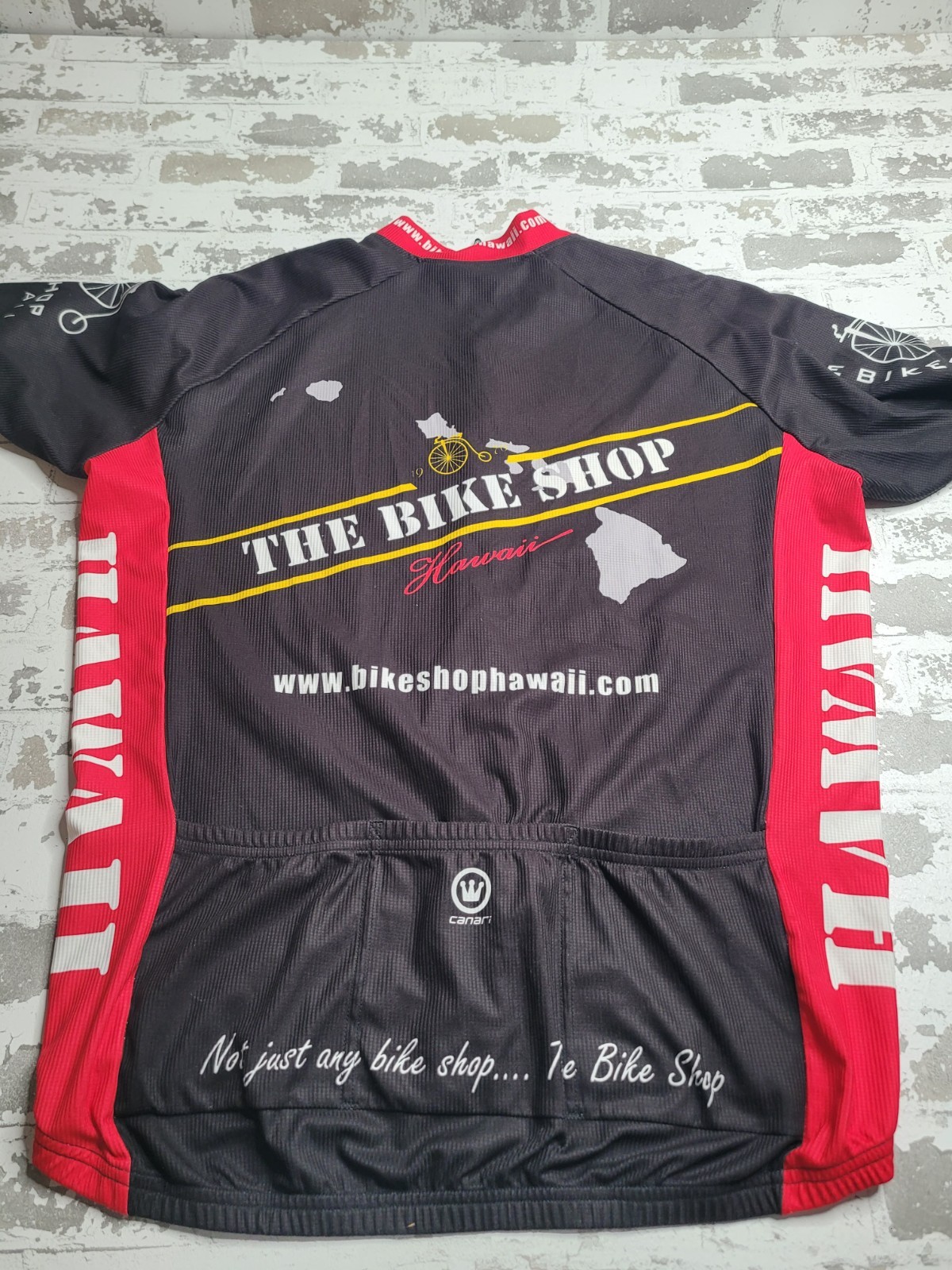 Canari Cycling Jersey The Bike Shop Hawaii Men’s XL Short Sleeve