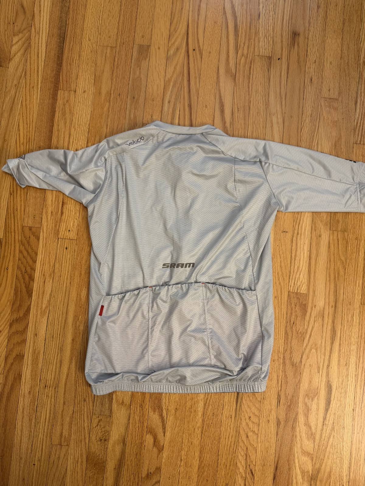 Men’s Velocio SRAM ONE Jersey – Light Gray – Small