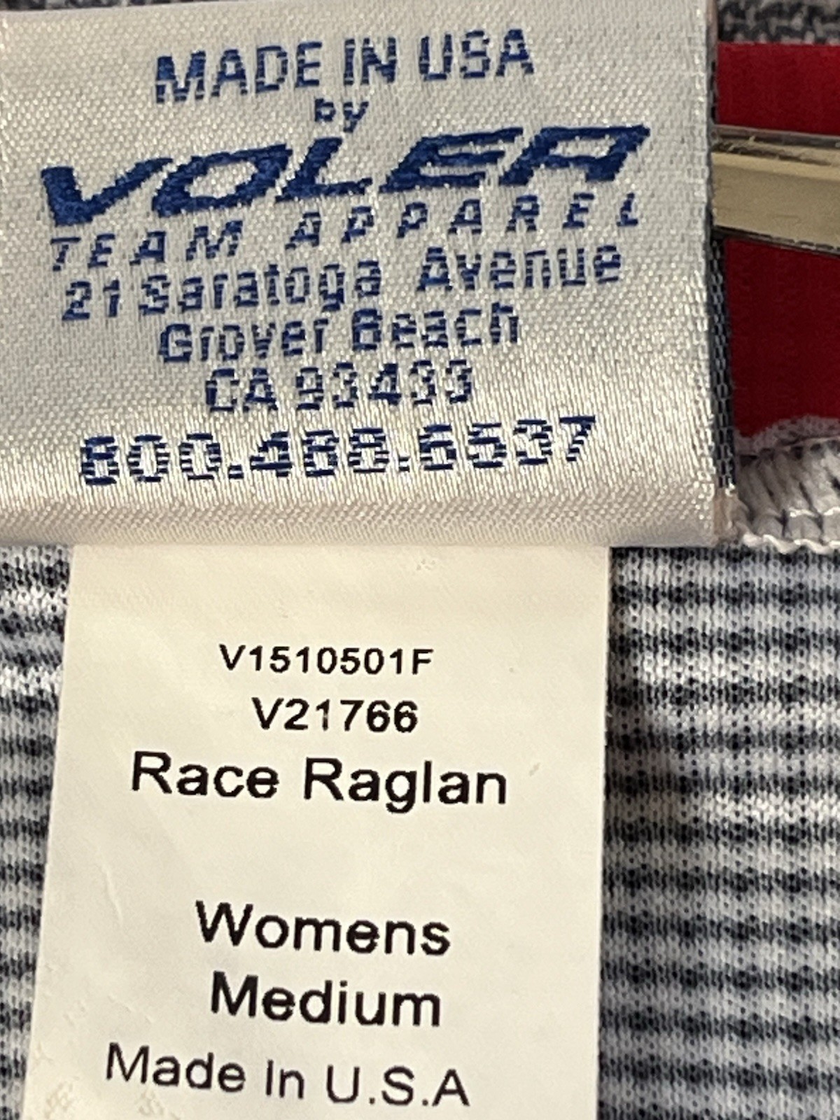 Voler Womens Team Revolutions Full Zip Cycling Jersey-Medium-100% Polyester